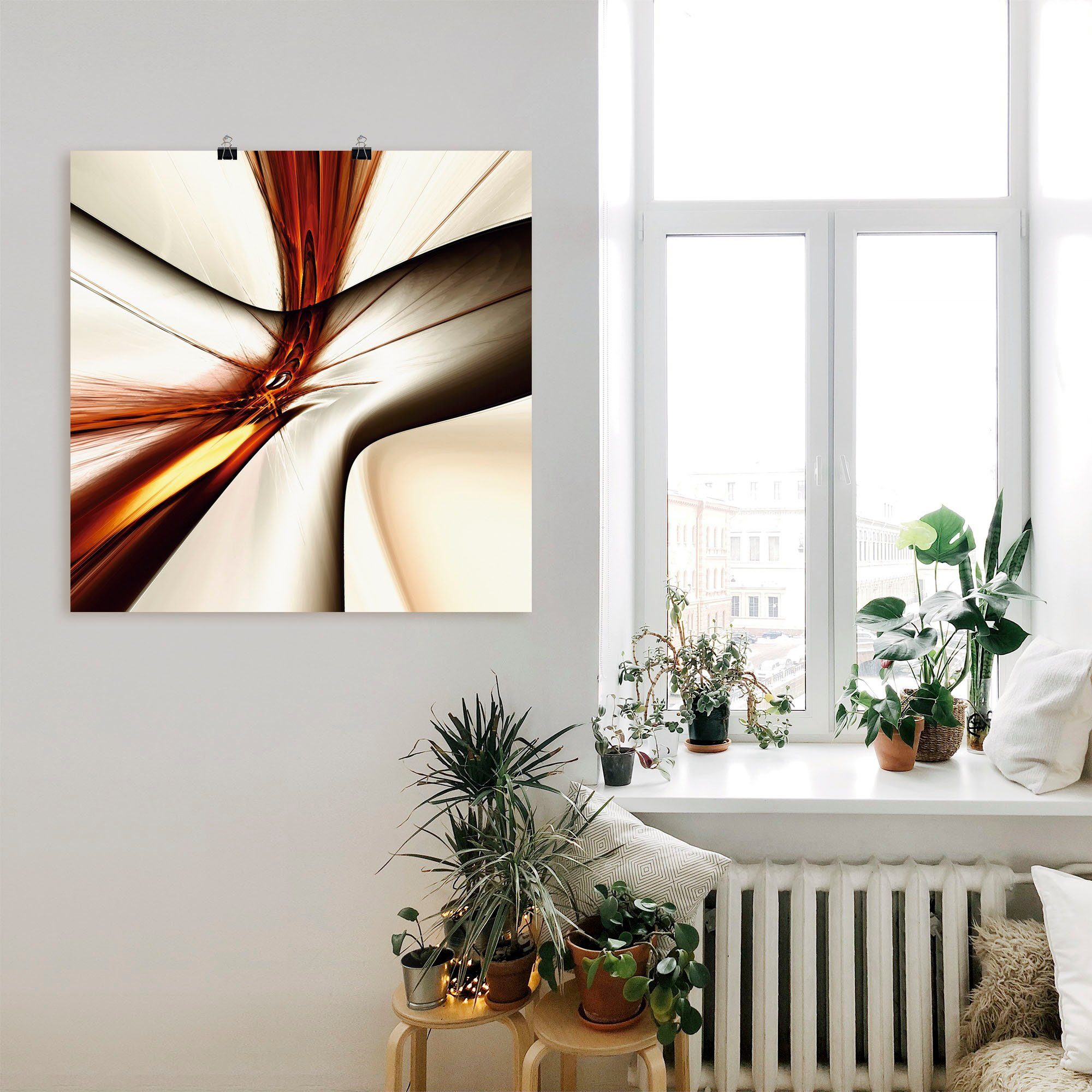 Artland Artprint Abstract modern als artprint van aluminium, artprint op linnen, muursticker of poster in verschillende maten