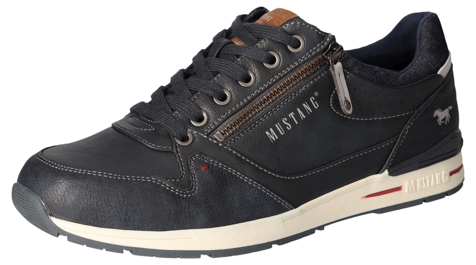 Mustang Shoes Sneakers heren veterschoenen maat 47 blauw