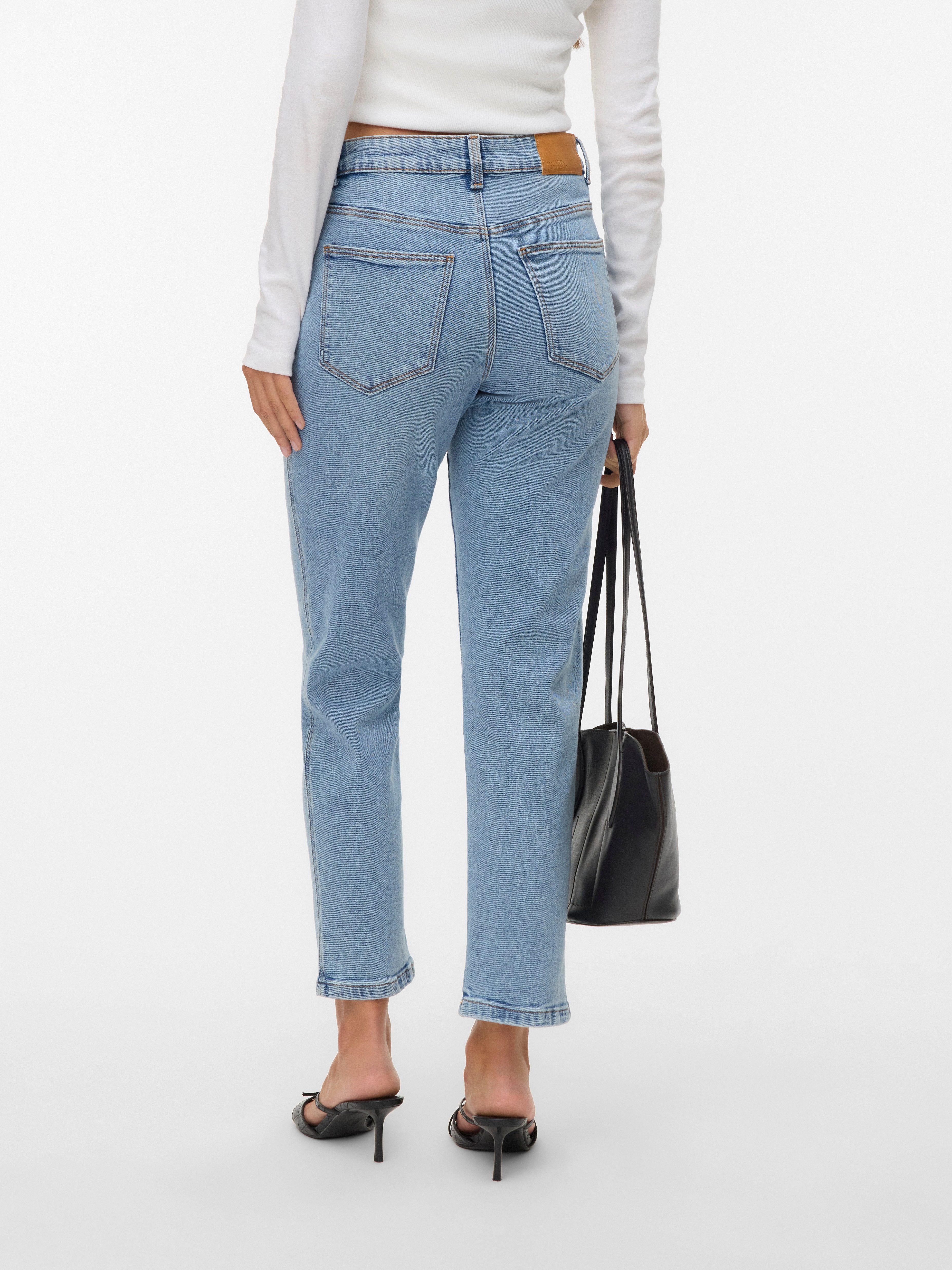 Vero Moda Straight jeans VMAMARA MR SLIM STRAIGHT ANK VI3512 NOOS