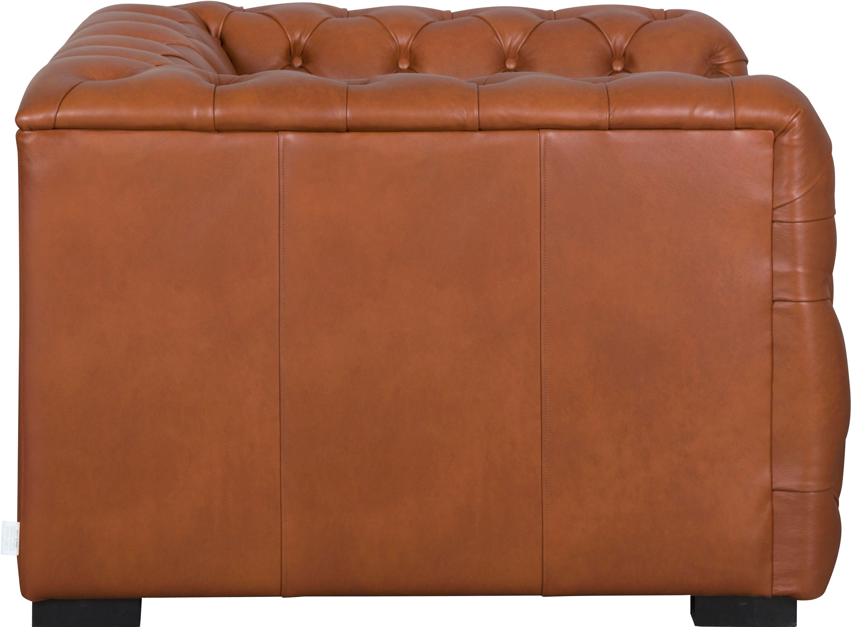 Guido Maria Kretschmer Home&Living Chesterfield-fauteuil Kalina stoel klassieke chesterfield knoopdetails, zeer hoogwaardige afwerking