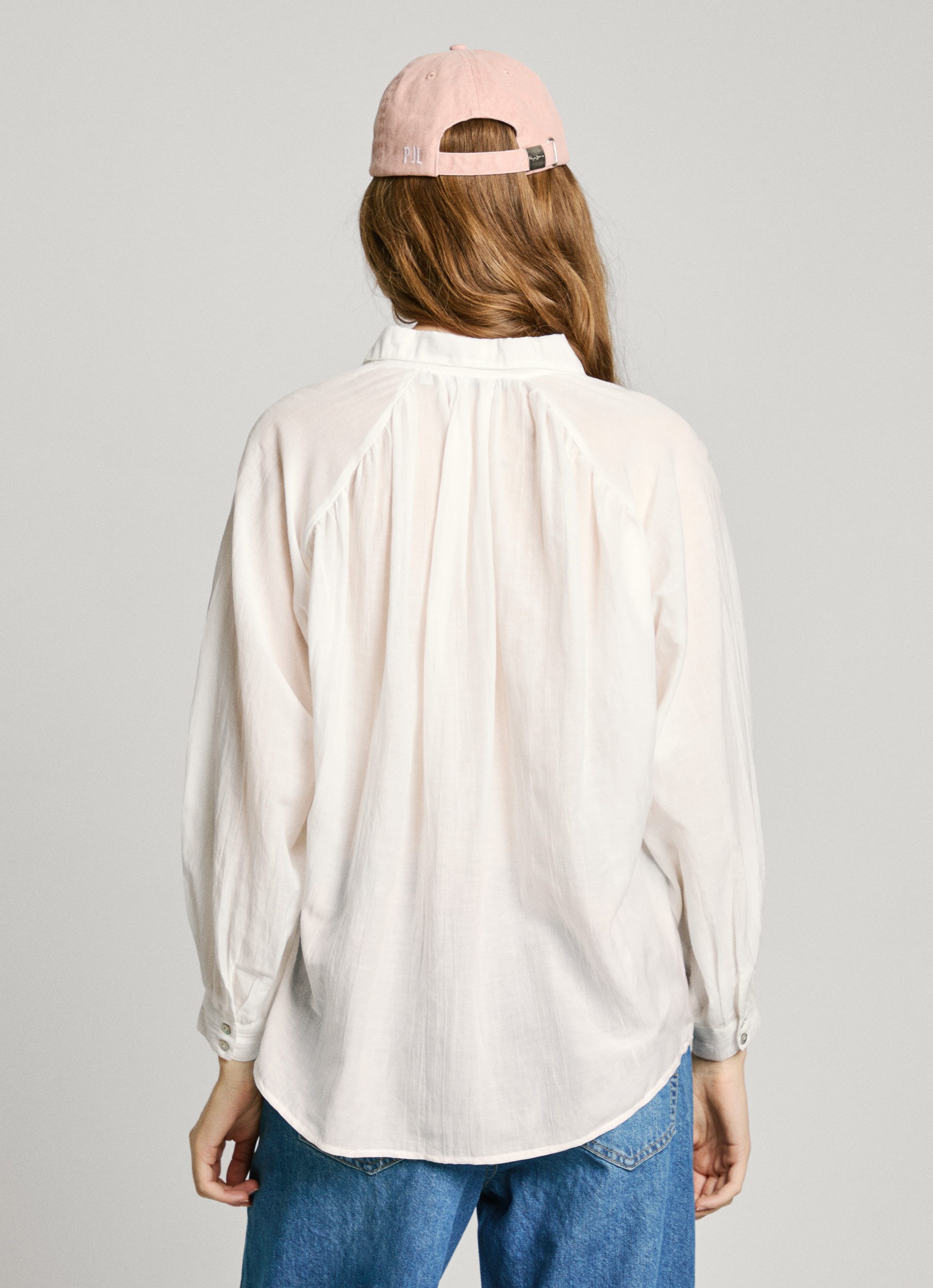 Pepe Jeans Overhemdblouse East met raglanmouwen