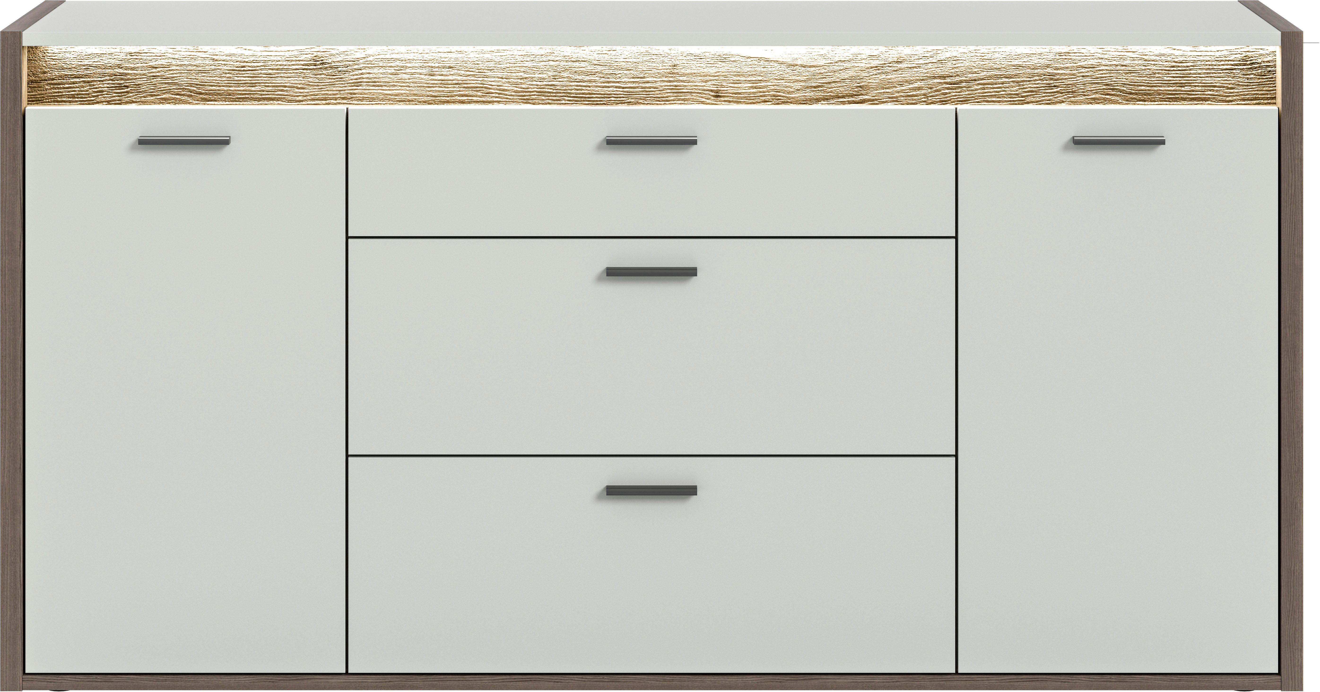 INOSIGN Dressoir Treviso, Breedte 167cm, incl. Frontverlichting, 2 deuren, 2 legplanken