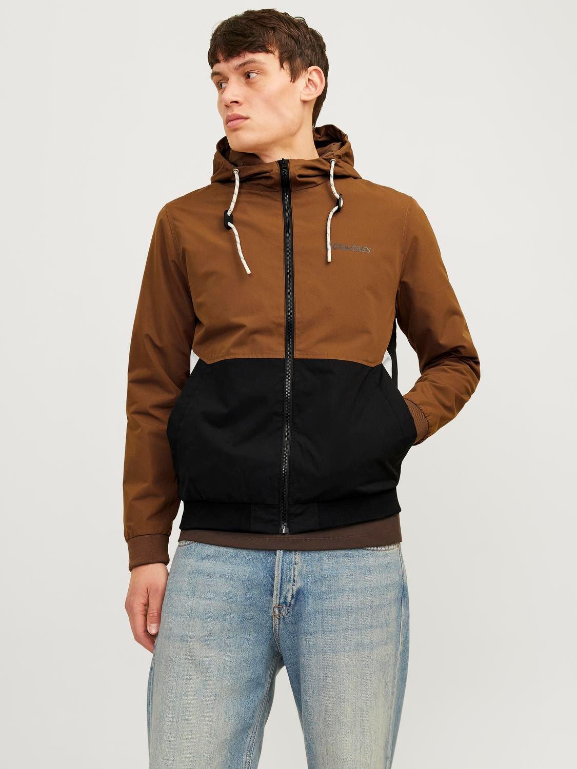 Jack & jones Rush Blocking Hood Bomber Jack Heren