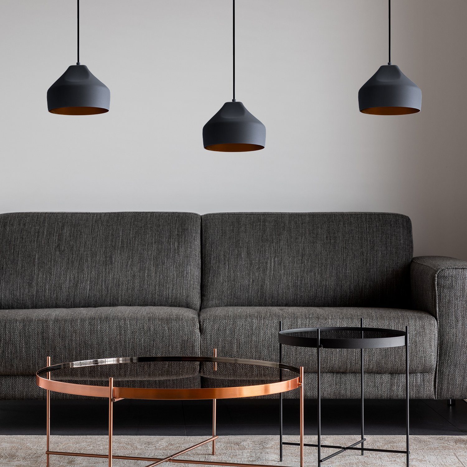 Paco Home Hanglamp HURLEY U Hanglamp eetkamer keukenlamp hangend Eettafellamp binnenin in goudkleur