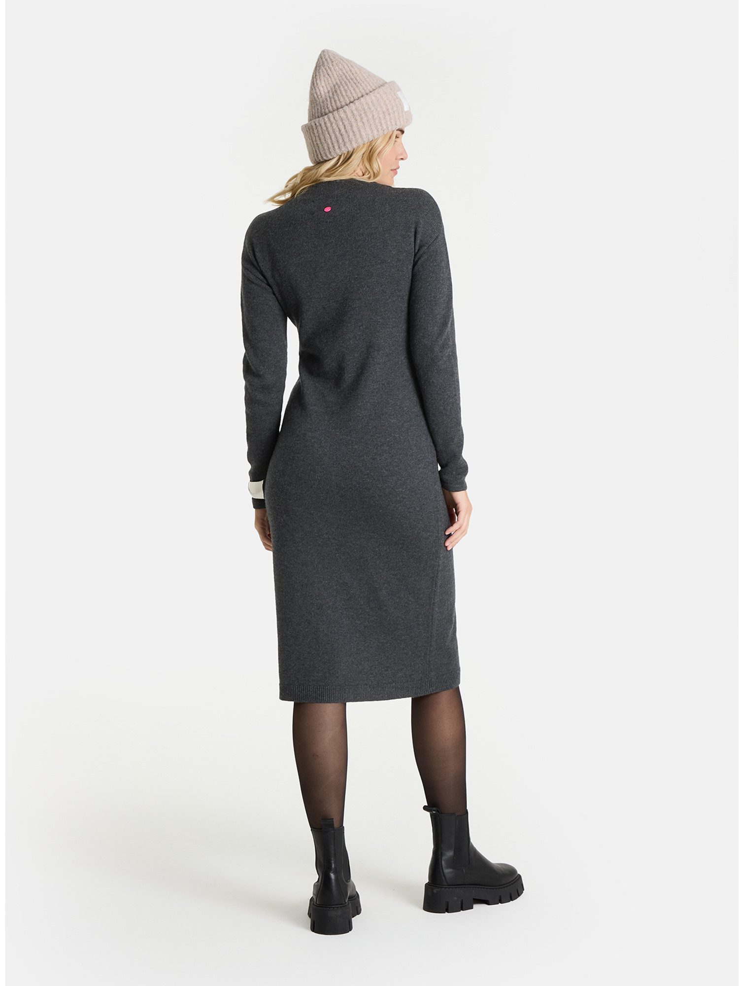 Lieblingsstück Gebreide jurk LillemorL met kleine staande kraag