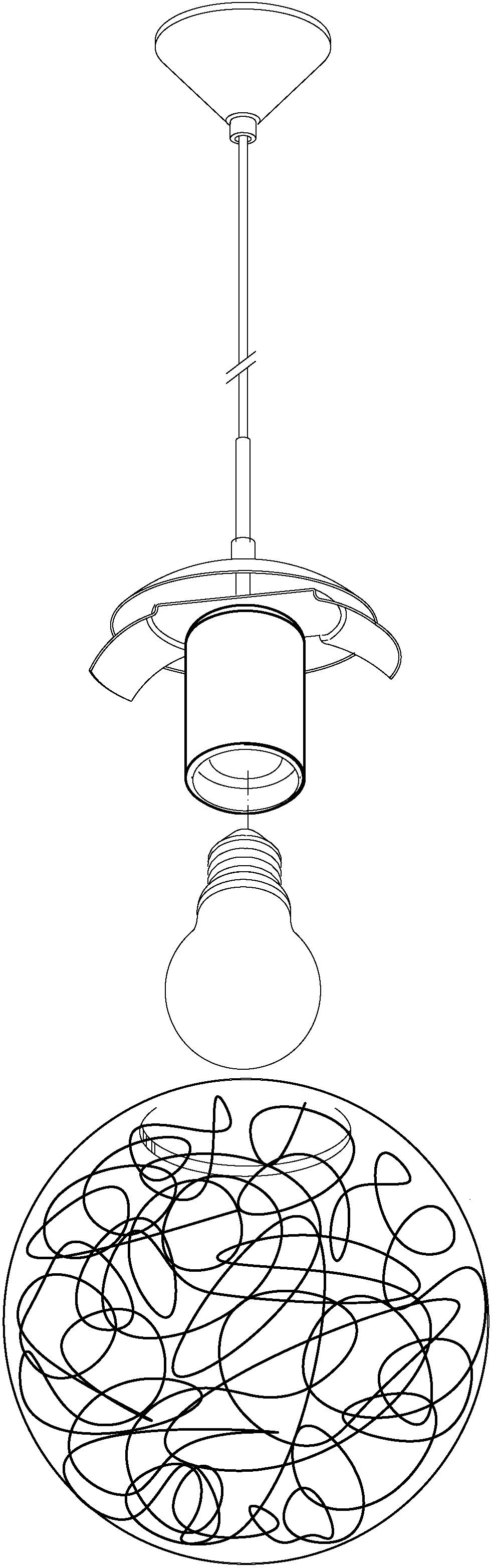 EGLO Hanglamp LUBERIO Hanglamp, dimbaar, Smart Home, kleurwisseling (1 stuk)