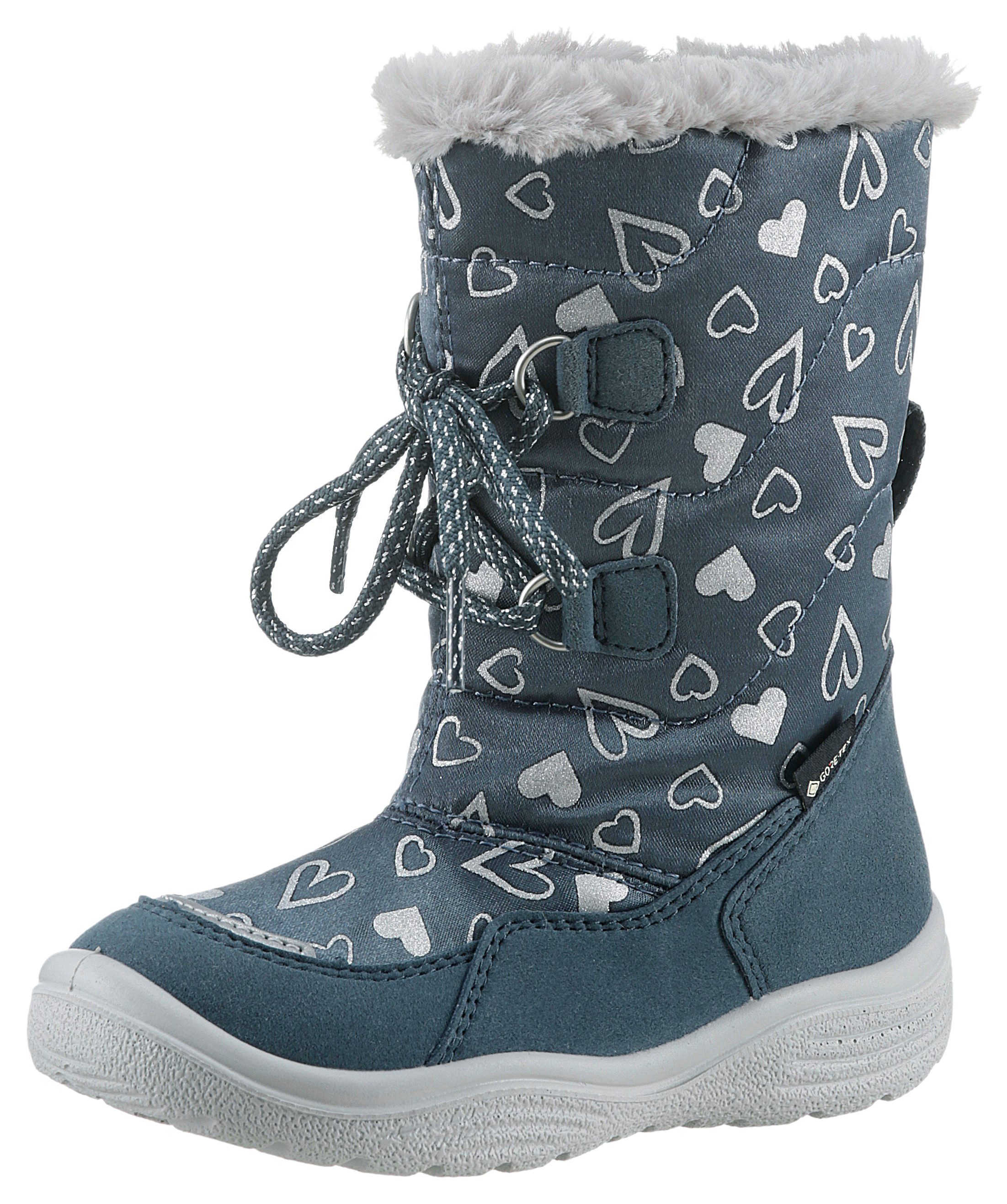 Superfit Winterlaarzen CRYSTAL WMS: middel Sneeuwlaarzen veterschoenen winterlaars met glitter