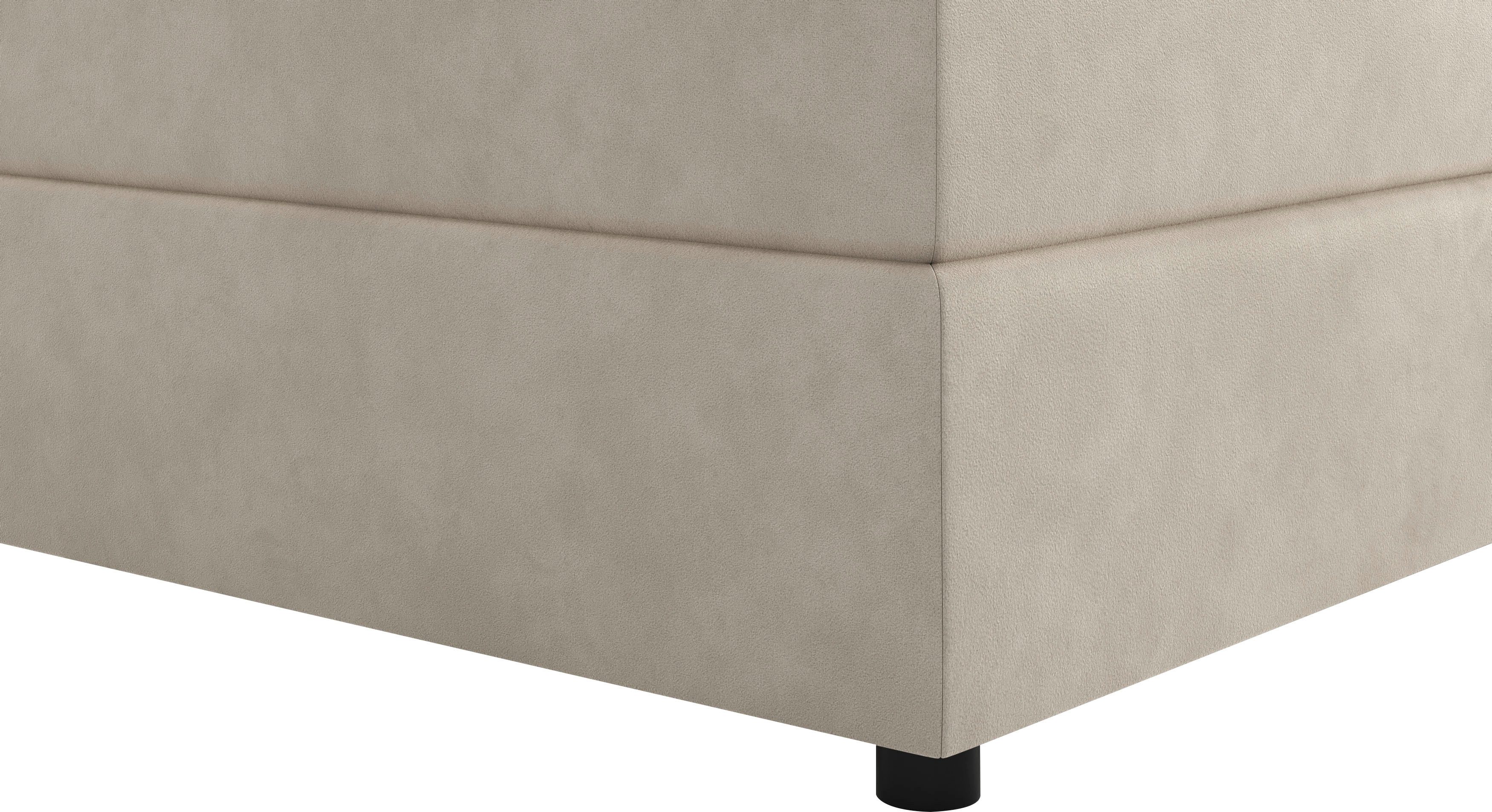 COTTA Boxspring Castlerock met strass-steentjes in het hoofdeinde, incl. topper