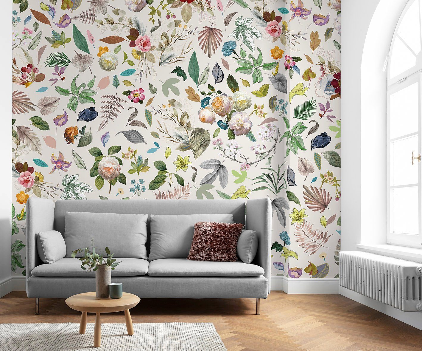 Komar Vliesbehang Digitale print vlies - Les Quatre Saisons - Afmeting 350 x 250 cm (1 stuk)