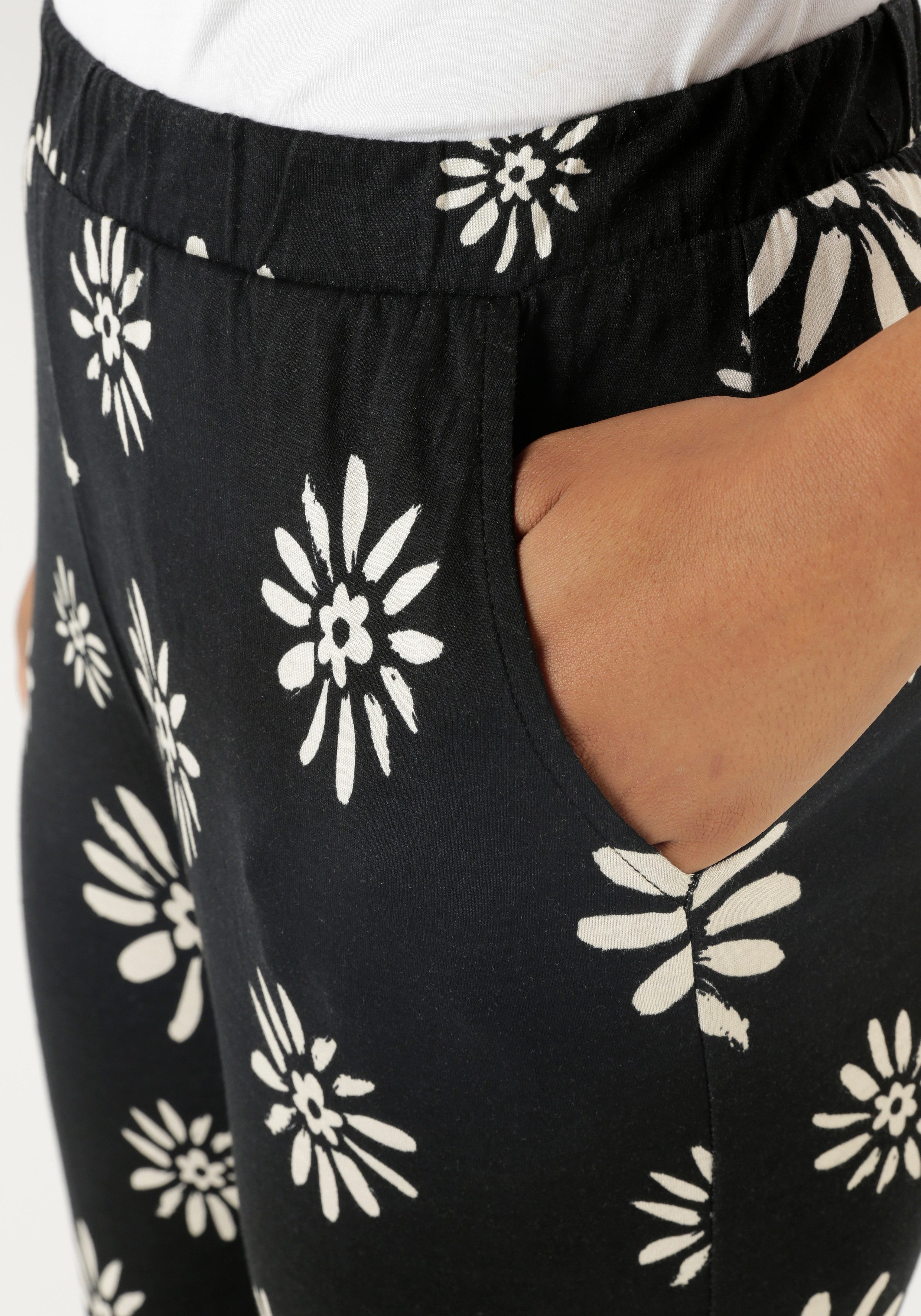 Aniston SELECTED Comfortbroek met trendy bloemenprint allover - nieuwe collectie