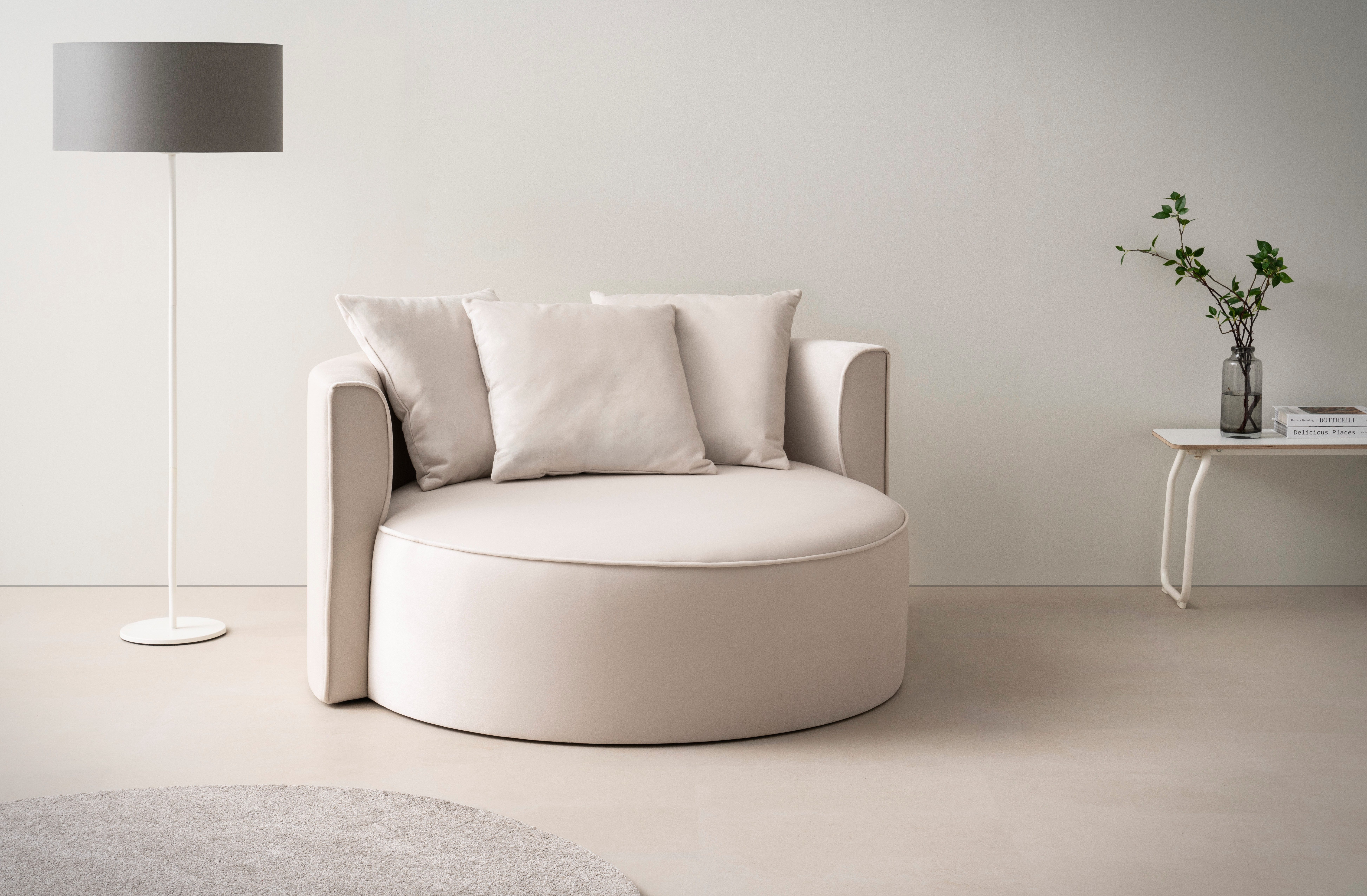 LeGer Home by Lena Gercke XXL-fauteuil Isalie, stoel in moderne kleuren, leesstoel, loveseat, grote stoel