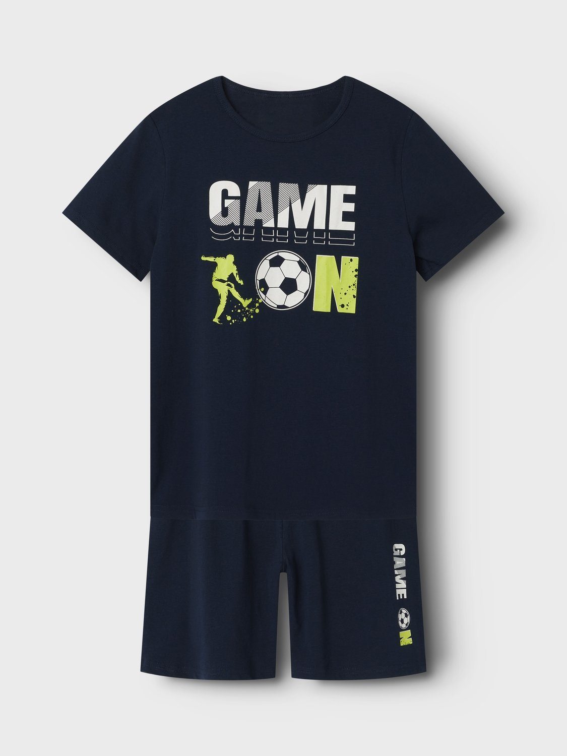 Name It Pyjama NKMNIGHTSET SS GAME ON FOOTBALL NOOS (set, 2-delig)