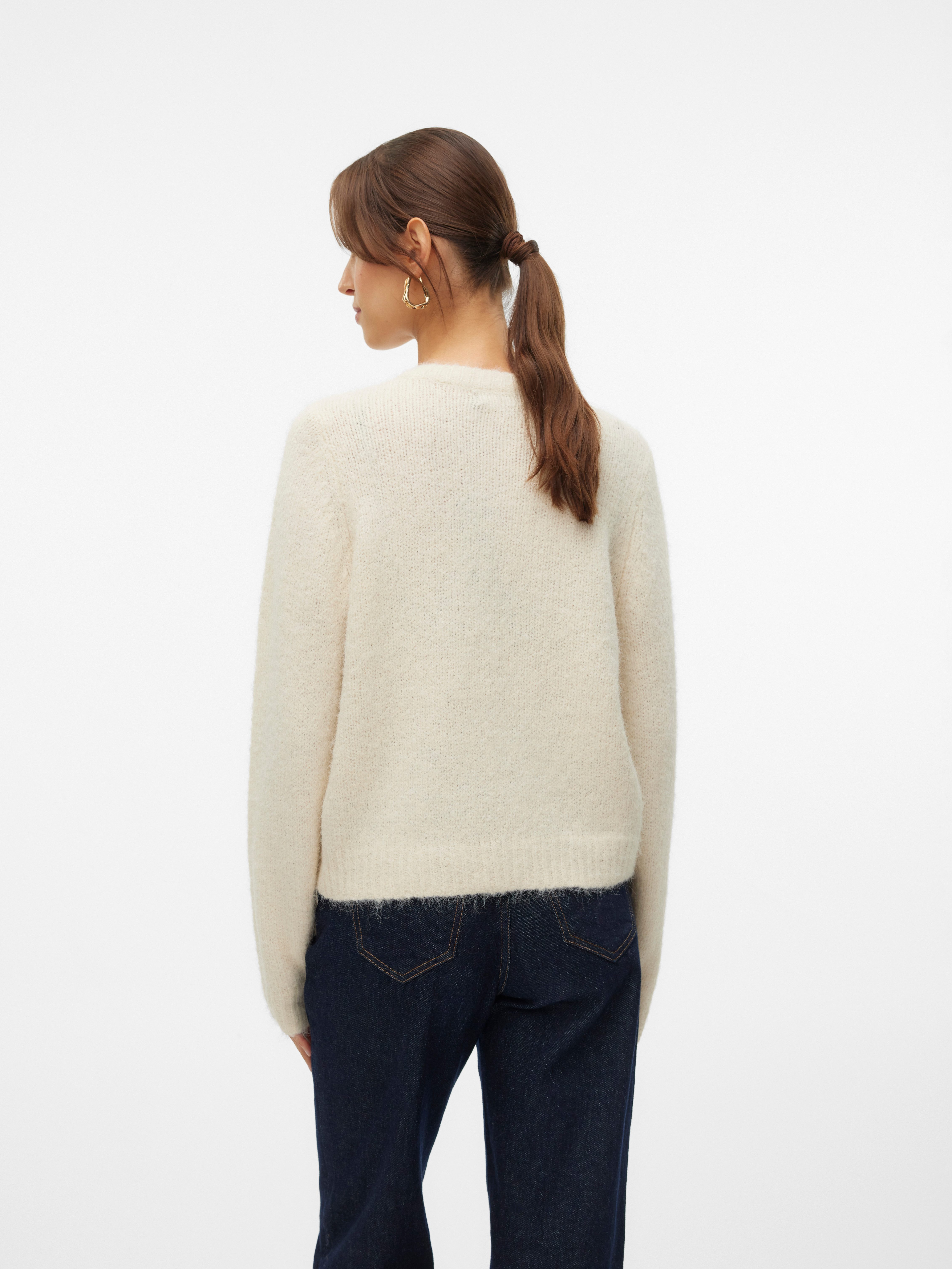 Vero Moda Vest VMNOVAH LS O-NECK BUTTON CARDI GA NOOS