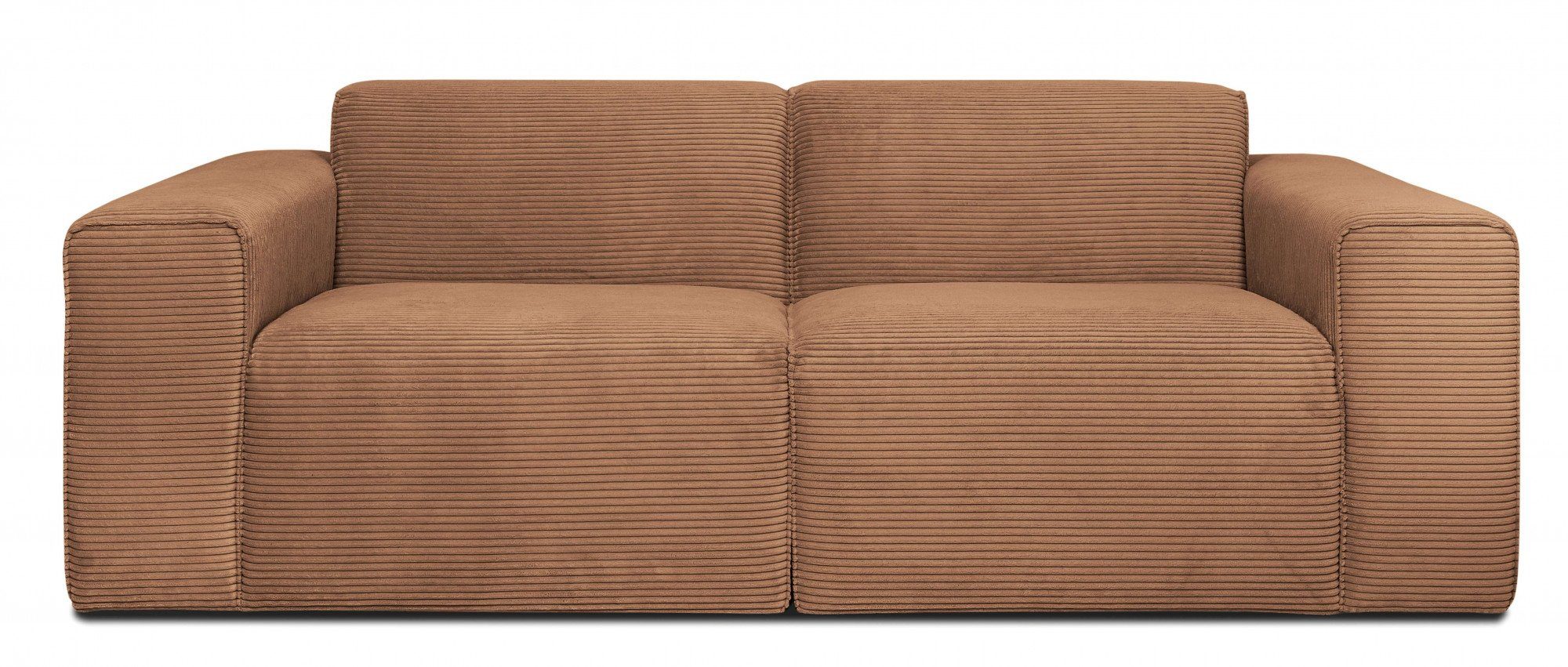INOSIGN 2-zitsbank Clayton in een trendy ribfluwelen bekleding, diverse combinaties mogelijk