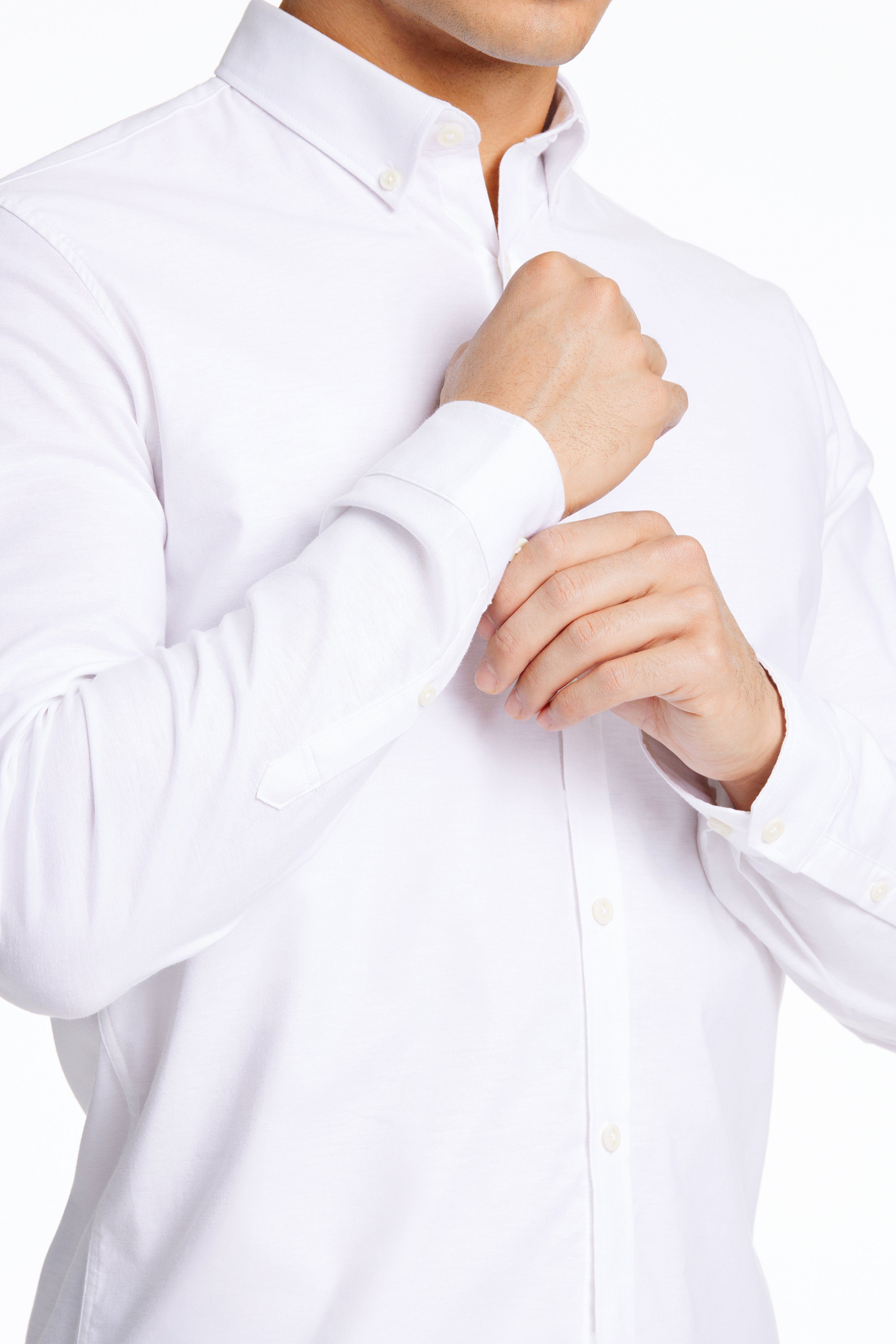 LINDBERGH Businessoverhemd met button-downkraag