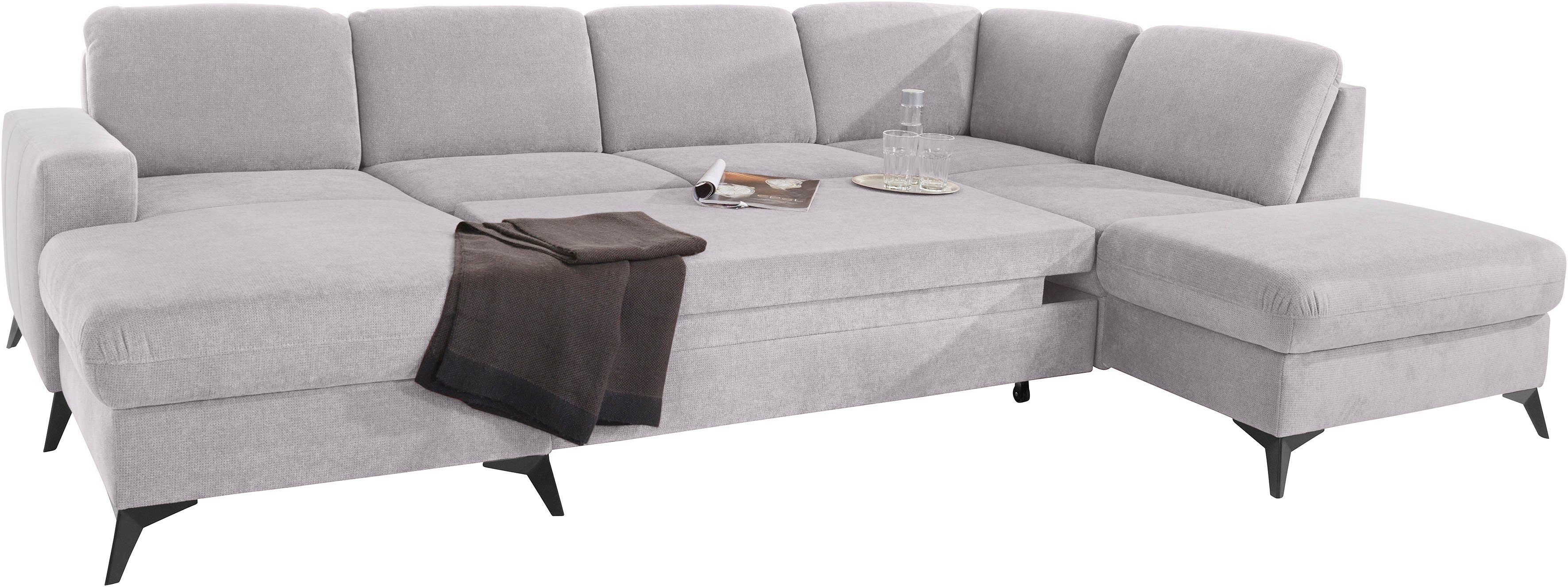 Places of Style Zithoek Lolland U-vorm Naar keuze met slaapfunctie en bergruimte, ook met afwasbare bekleding