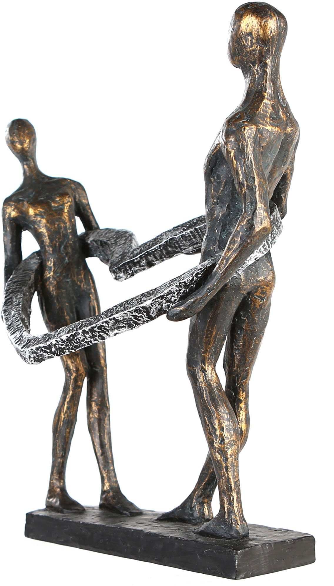 Casablanca by Gilde Decoratief figuur Sculptuur Connected Decoratief object, hoogte 31 cm, met teksthanger, woonkamer (1 stuk)