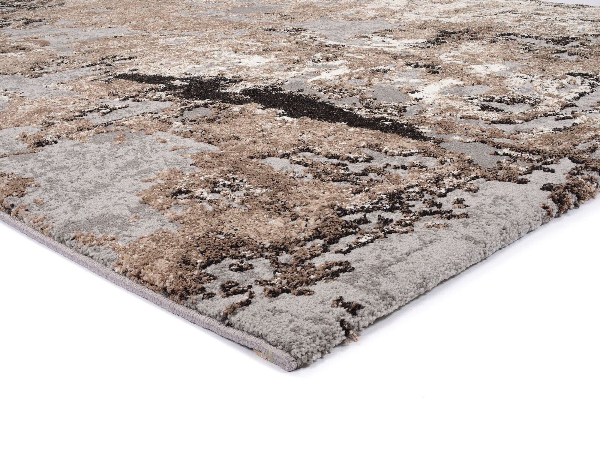 OCI DIE TEPPICHMARKE Vloerkleed Juwel Liray Korte pool, woonkamer, marmer look, reliëfeffect