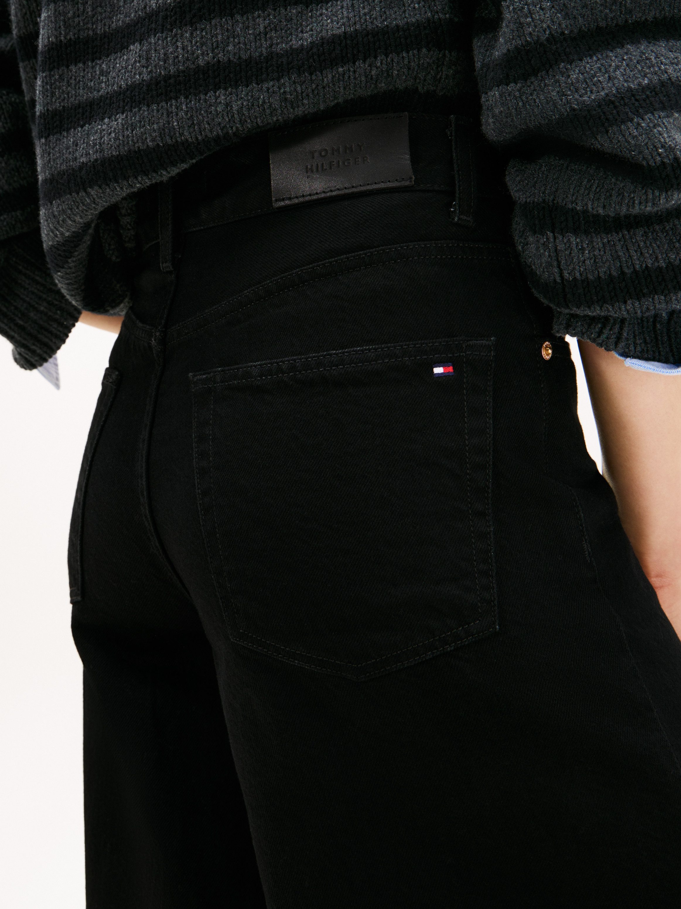 Tommy Hilfiger High-waist jeans DNM BLACK 70's WIDE LEG HW