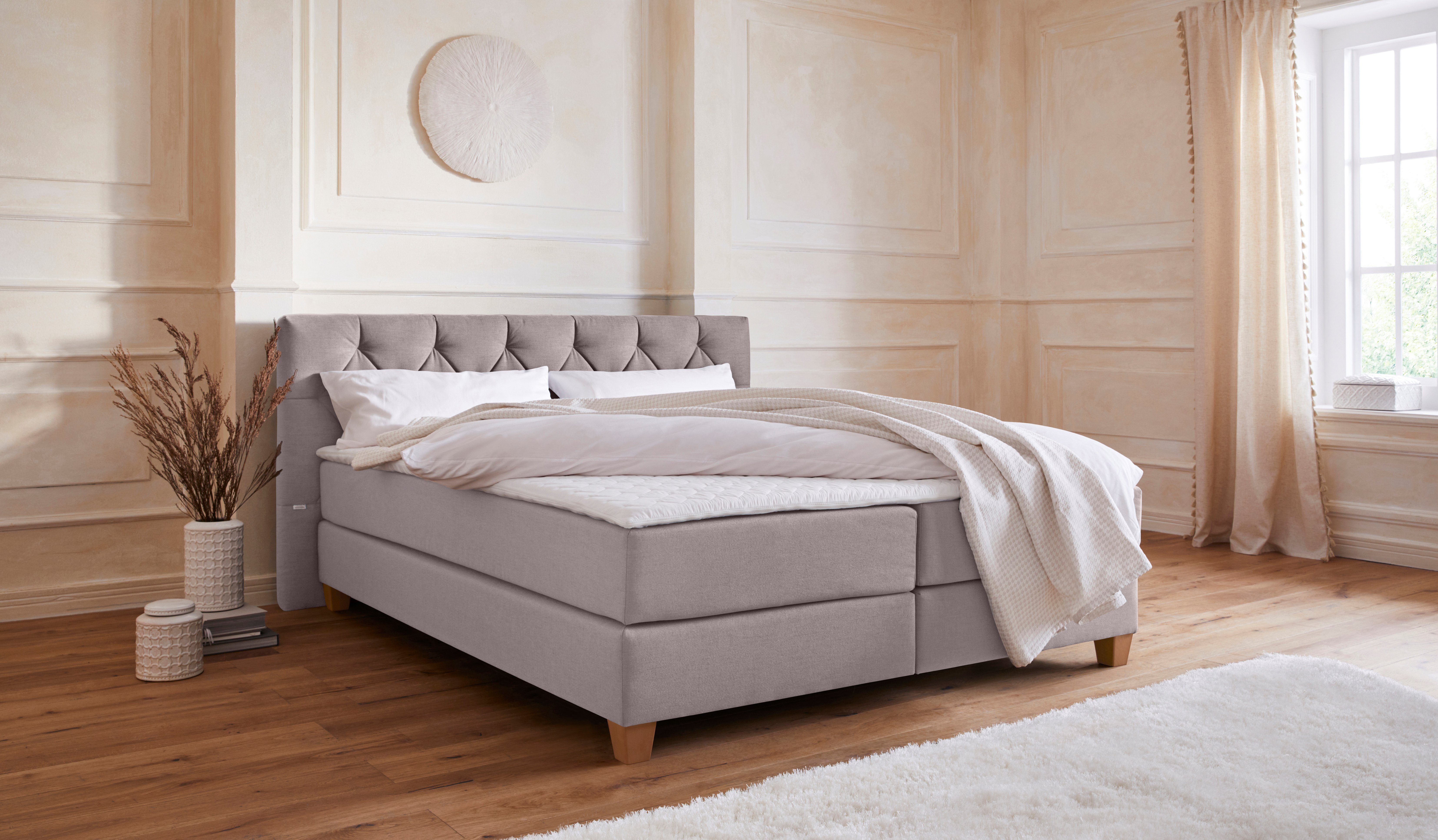 Guido Maria Kretschmer Home&Living Boxspring Harmones in 3 breedten, hardheid ook gemengd met elk 1 matras in h2 en h3