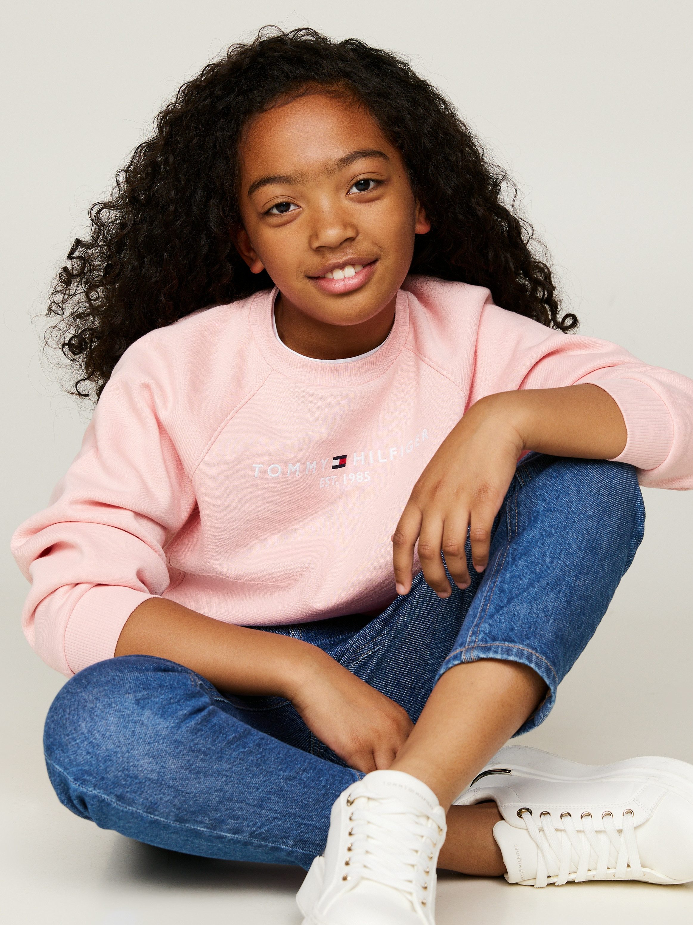 Tommy Hilfiger Sweatshirt ESSENTIAL EMBROIDERED FLEECE CN