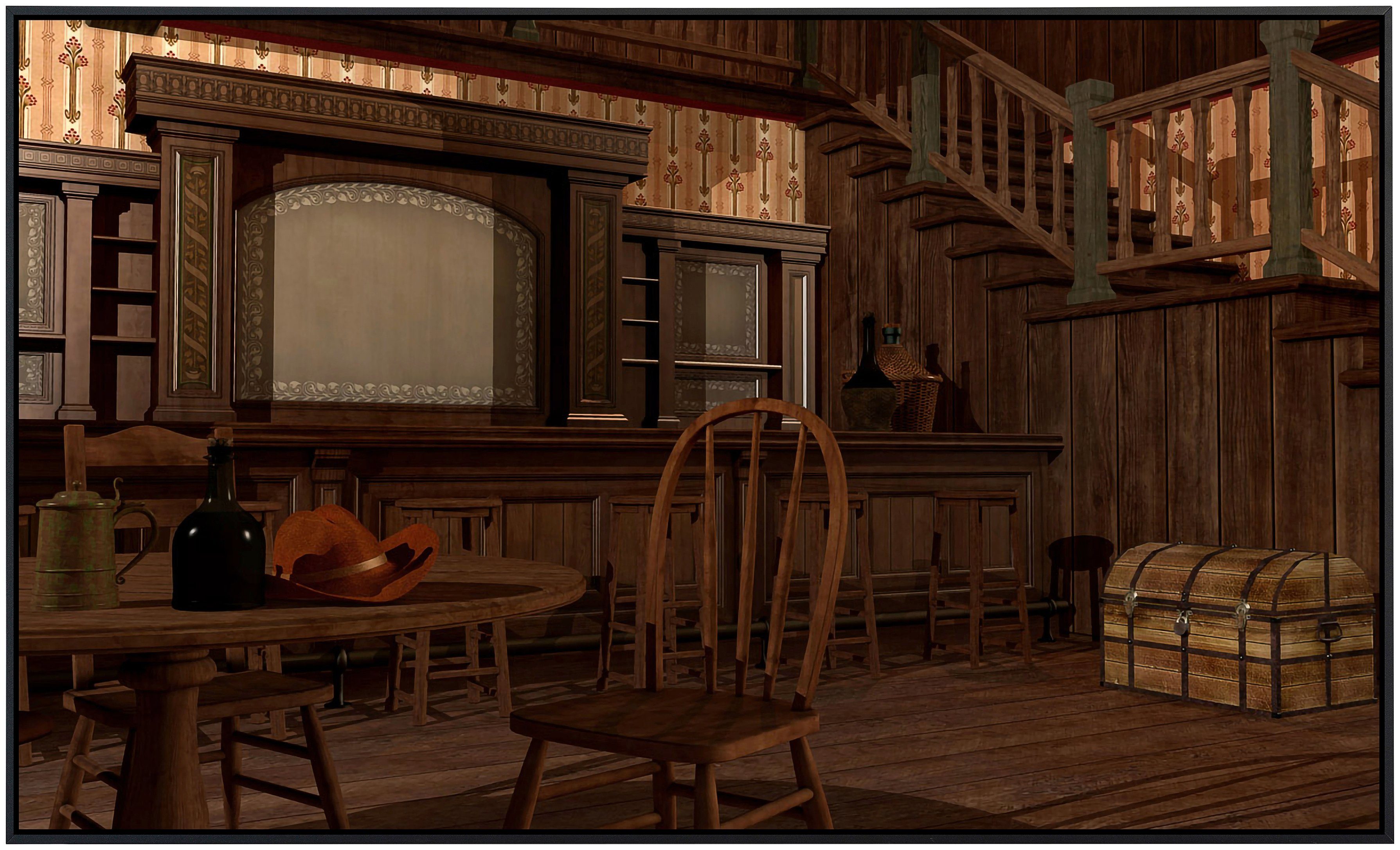Papermoon Infraroodverwarming Wild west saloon zeer aangename stralingswarmte