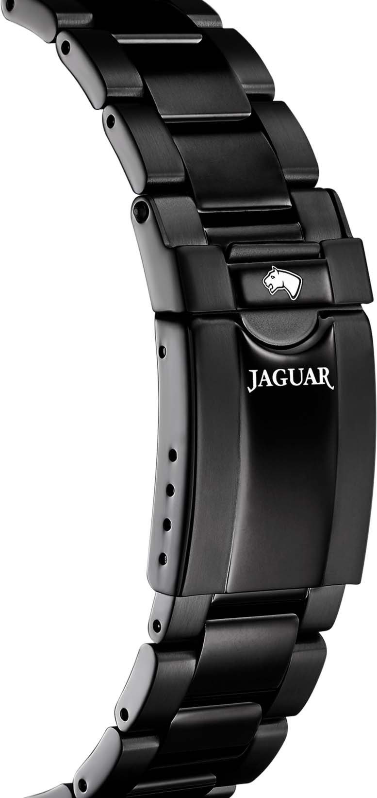 Jaguar Chronograaf Connected Special Edition Horloge, quartzhorloge, herenhorloge, saffierglas, stopwatchfunctie, stalen armband (set, 3-delig, Met wisselband en gereedschap)