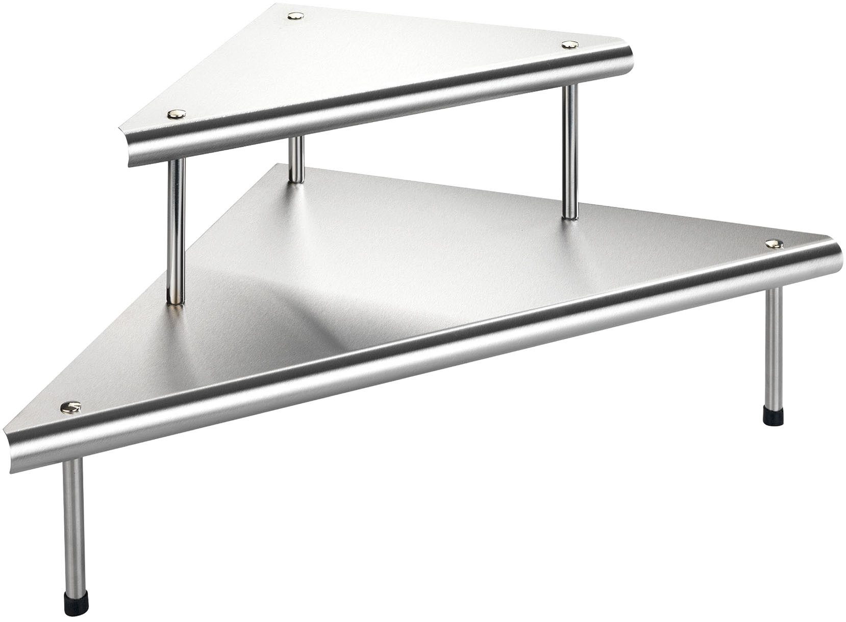 Maximex Keukenrek Massivo Duo Hoekrek voor de keuken, 2 planken, meer ruimte op het werkblad