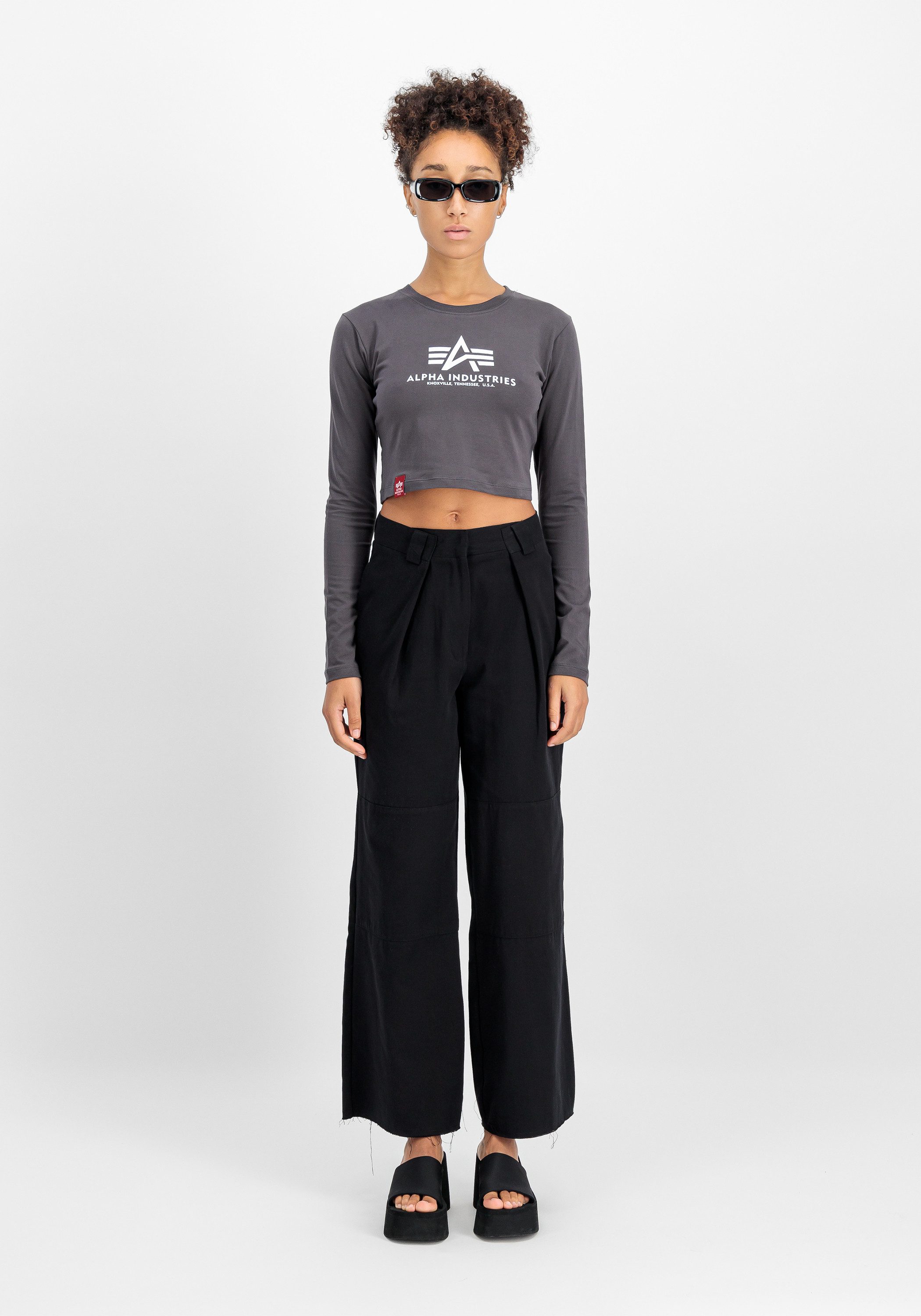 Alpha Industries Sweater Basic Cropped Longsleeve W