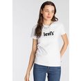 levi's t-shirt the perfect tee met merkopschrift wit