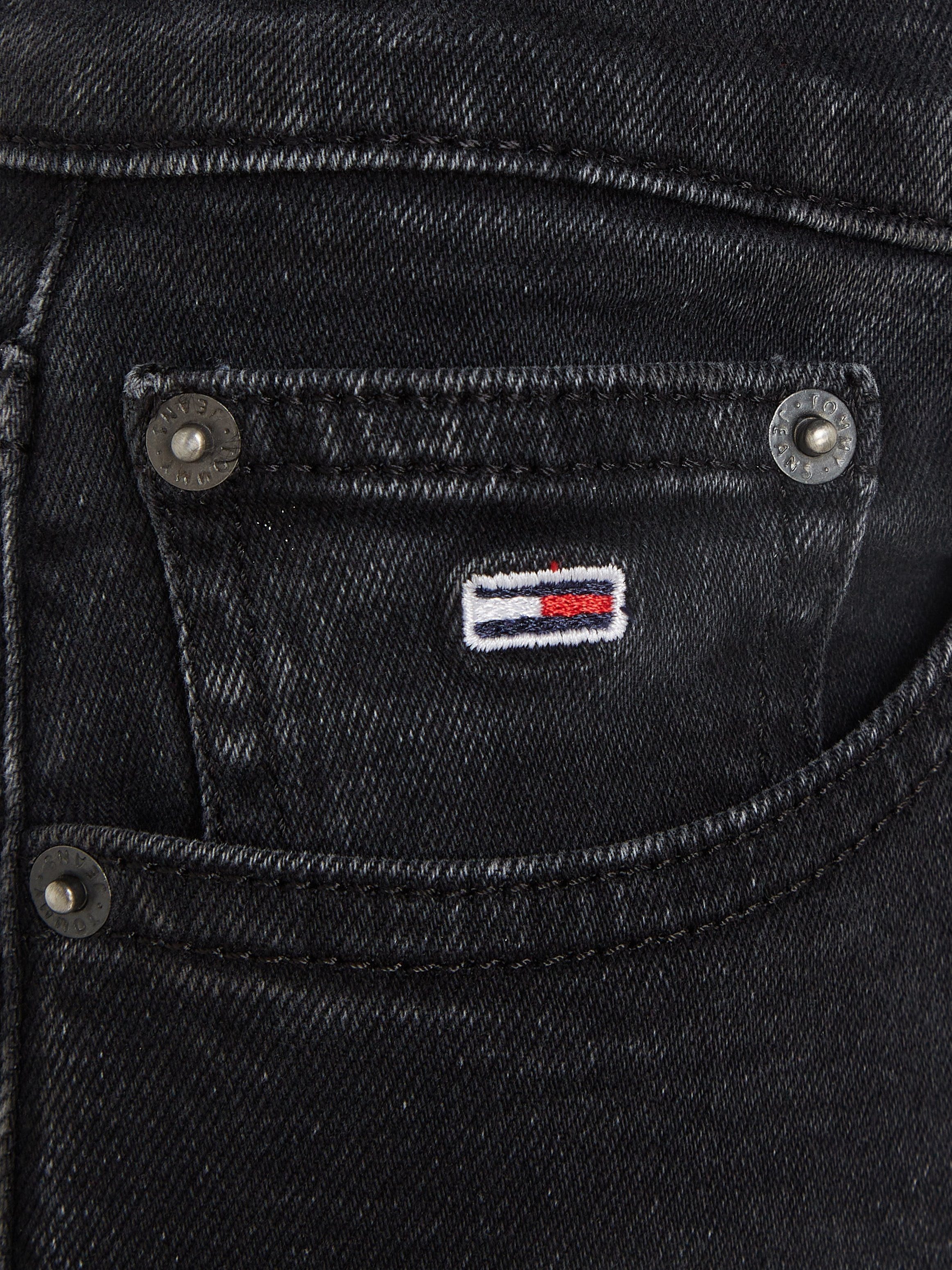 TOMMY JEANS Skinny fit Jeans SYLVIA HR SSKN CG4 met logo badge en label vlaggen