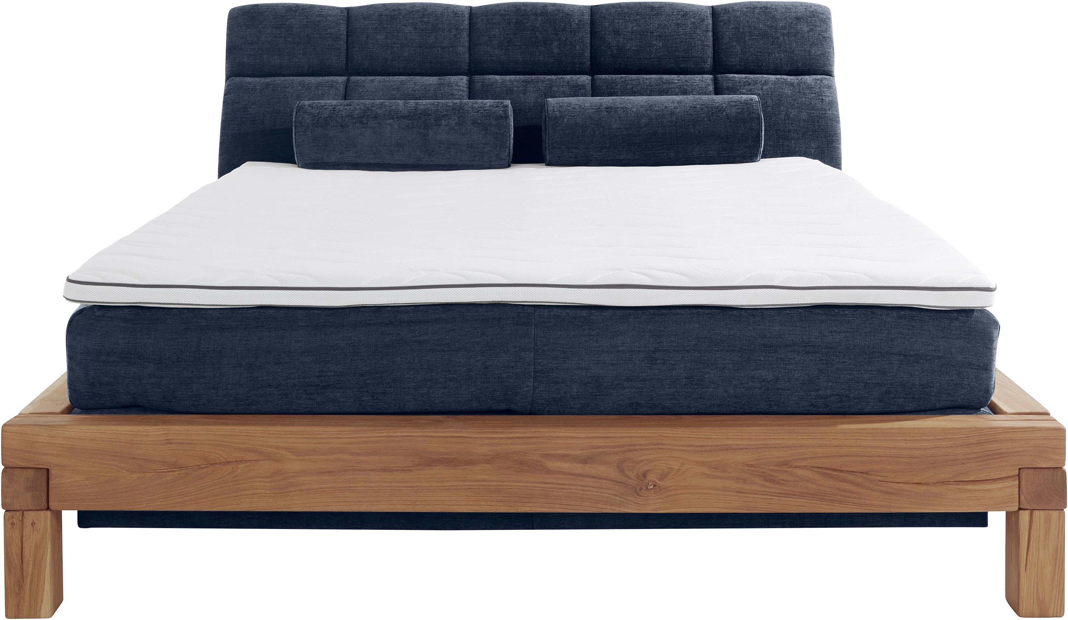 Home affaire Boxspring Villads Ligoppervlak: 180x200 cm, inside-boxspringonderbouw, gerecyclede stoffen