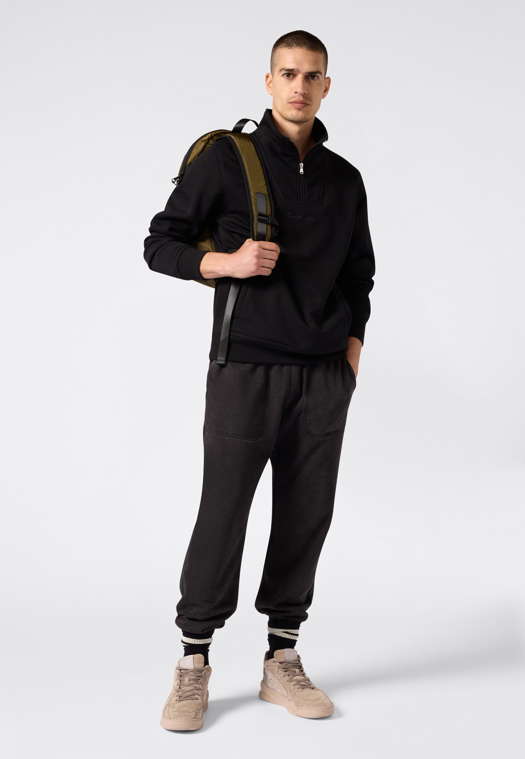 Champion Joggingbroek ICONS Wash Elastic Cuff Pants (1-delig)