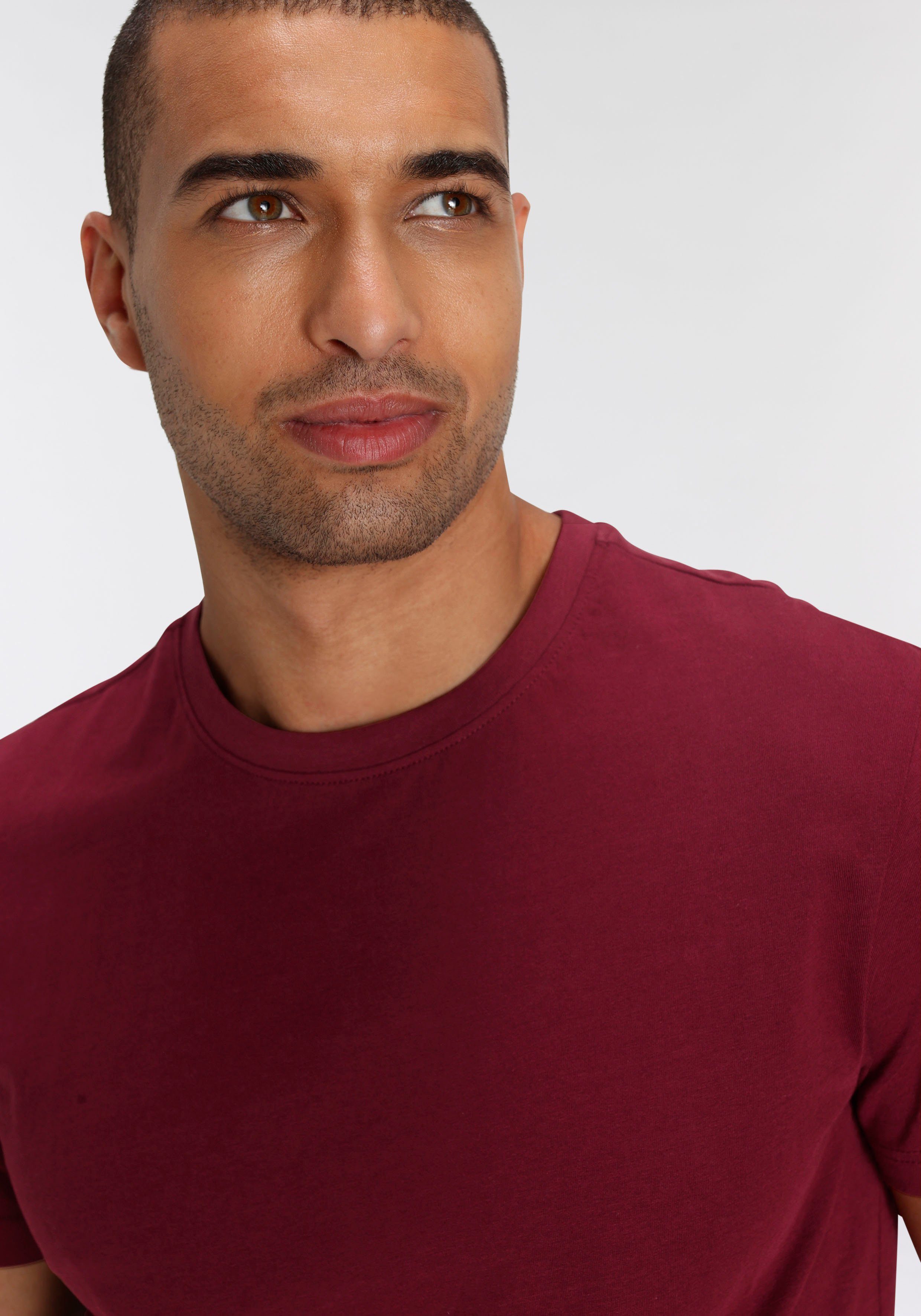 AJC T-shirt losse pasvorm, basic stijl (3-delig, Set van 3)