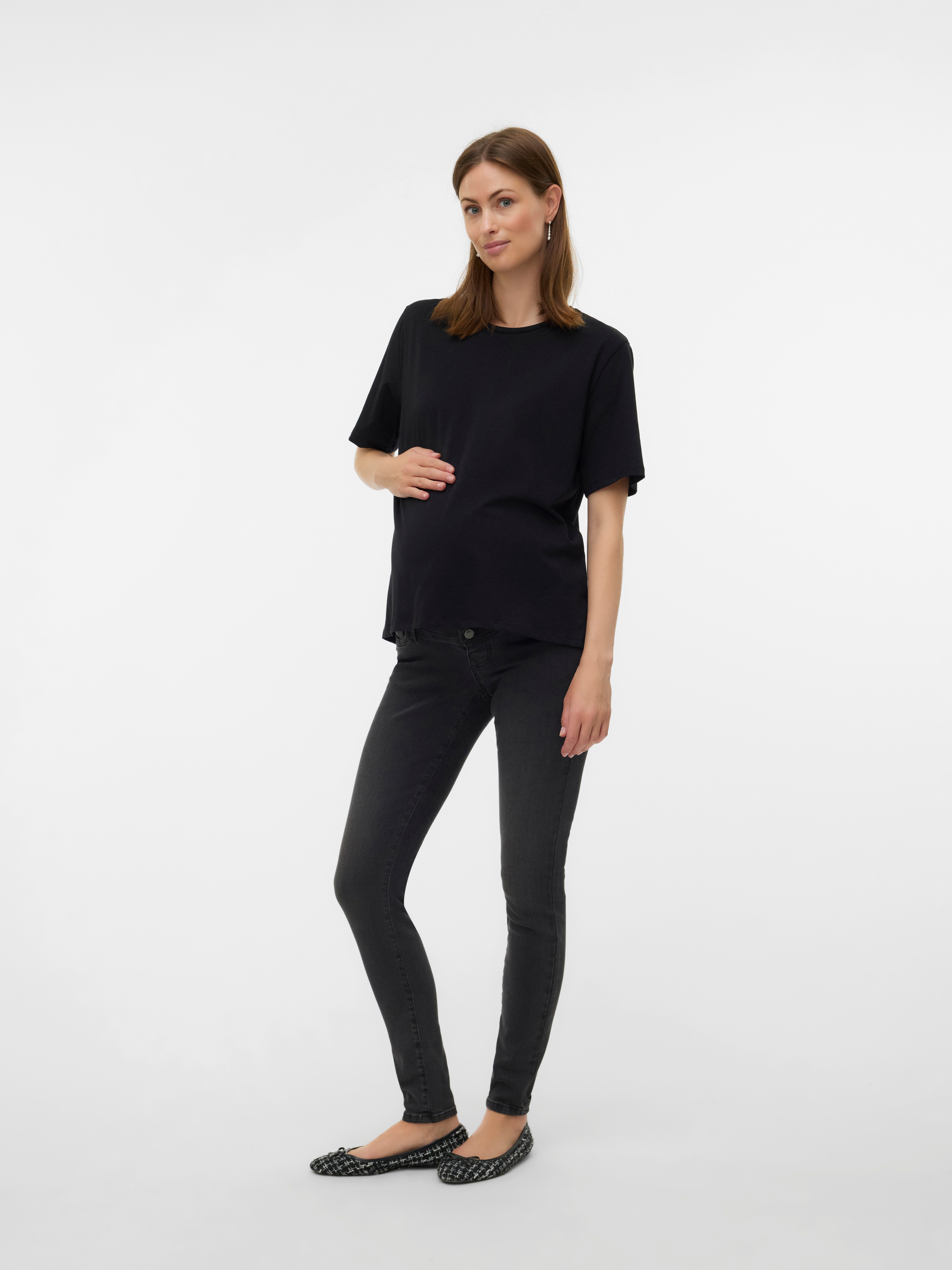 Mamalicious Zwangerschapsjeans MLMILA SLIM DG JEANS NOOS