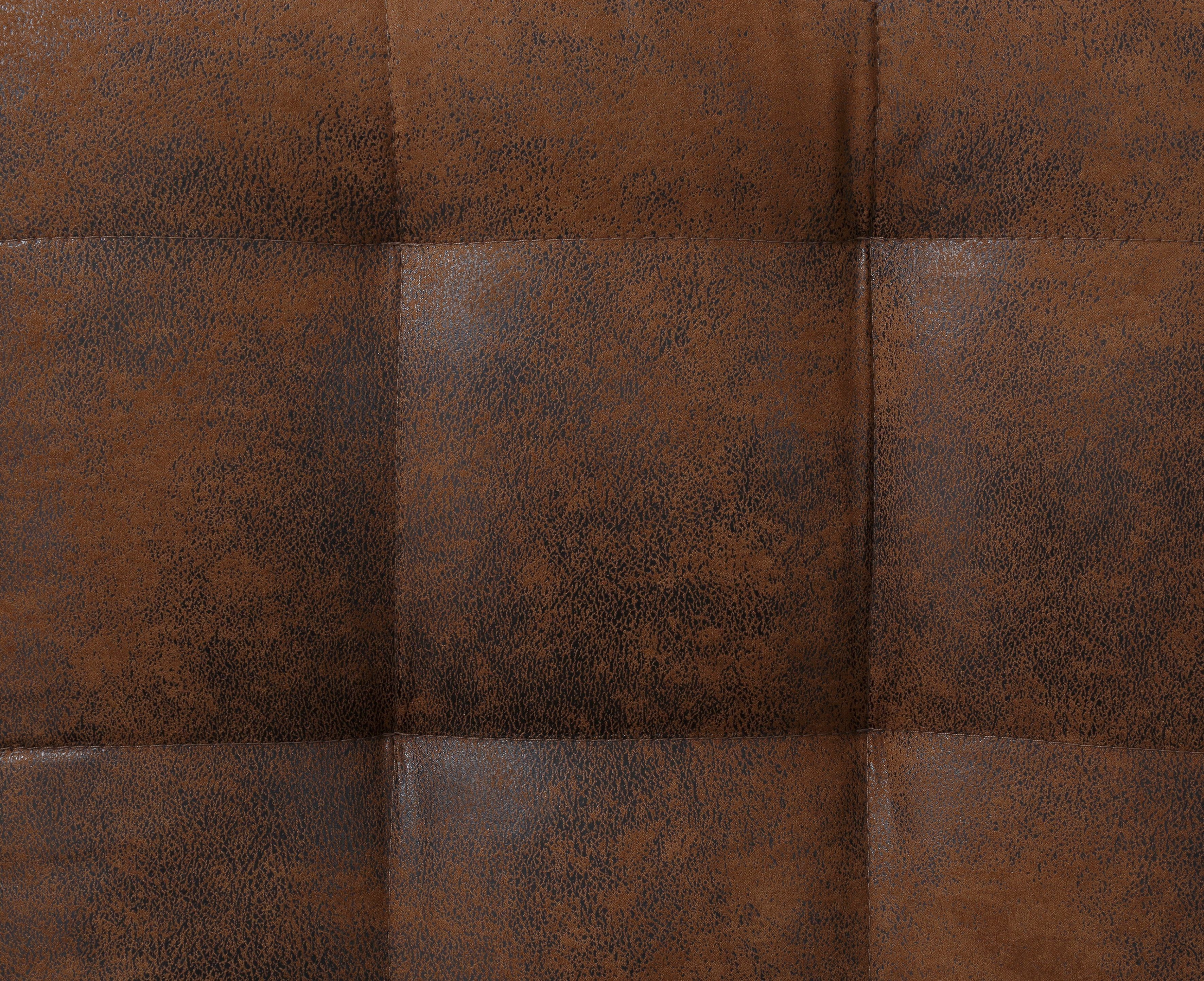 Home affaire Oorfauteuil Alexander incl. hocker, met stiksels, in vele kleuren (2 stuks)