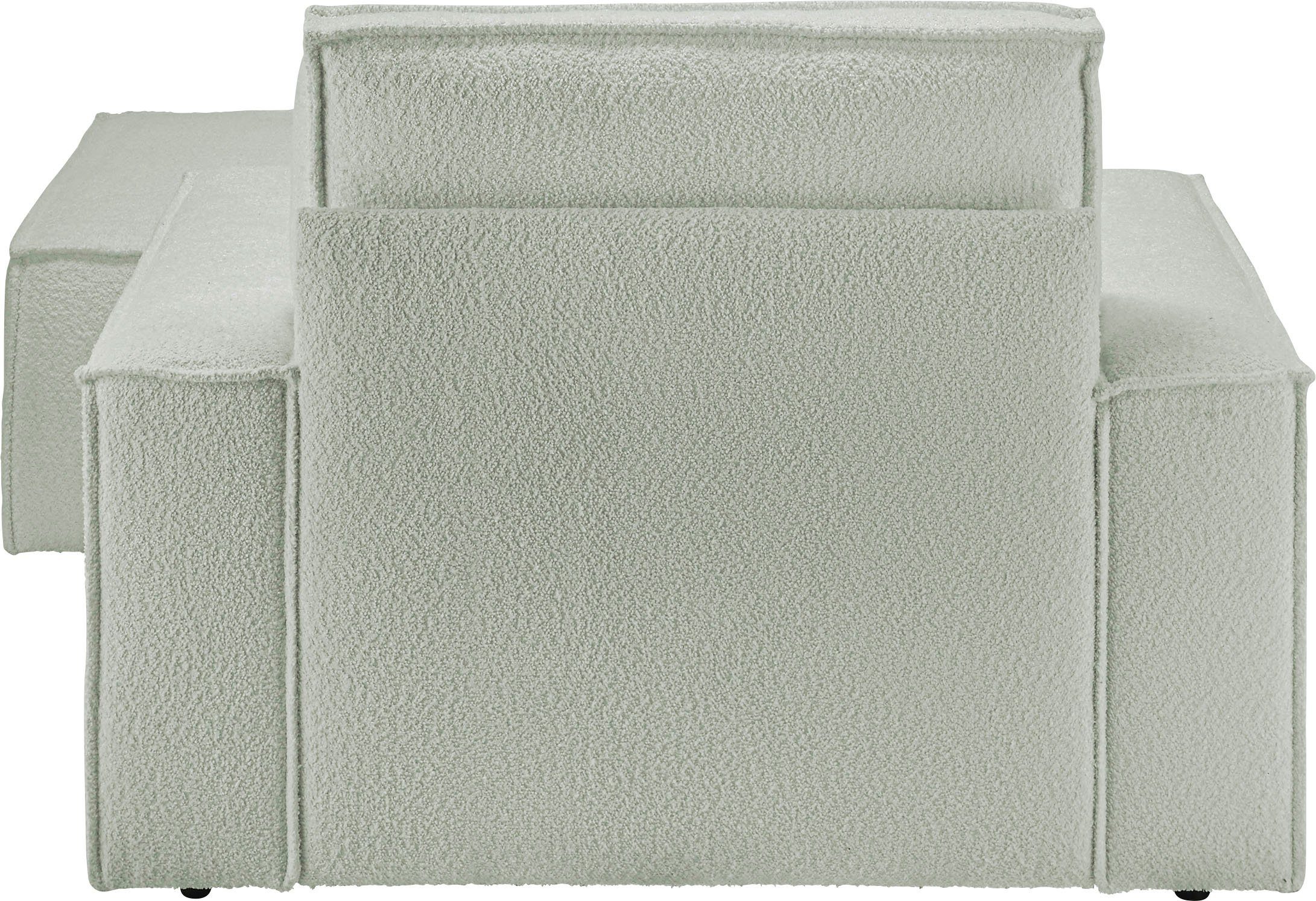 andas Loveseat Finnley Loveseat en hocker als set, passend bij de bekleding-serie Finnley (2-delig)