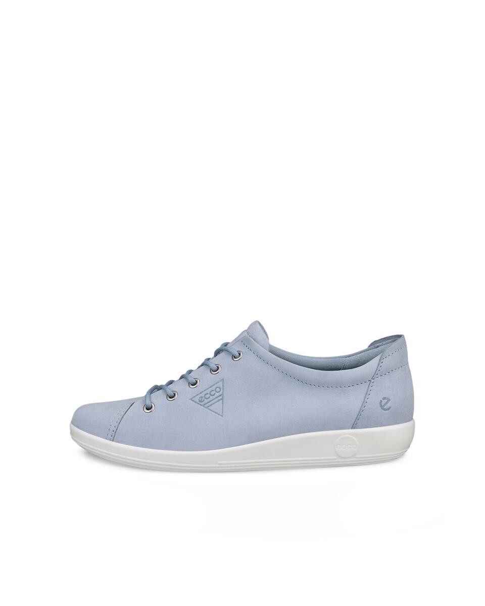 Ecco Veterschoenen Ecco Soft 2.0 vrijetijdsschoen, lage schoen, veterschoen met subtiele logo-opdruk