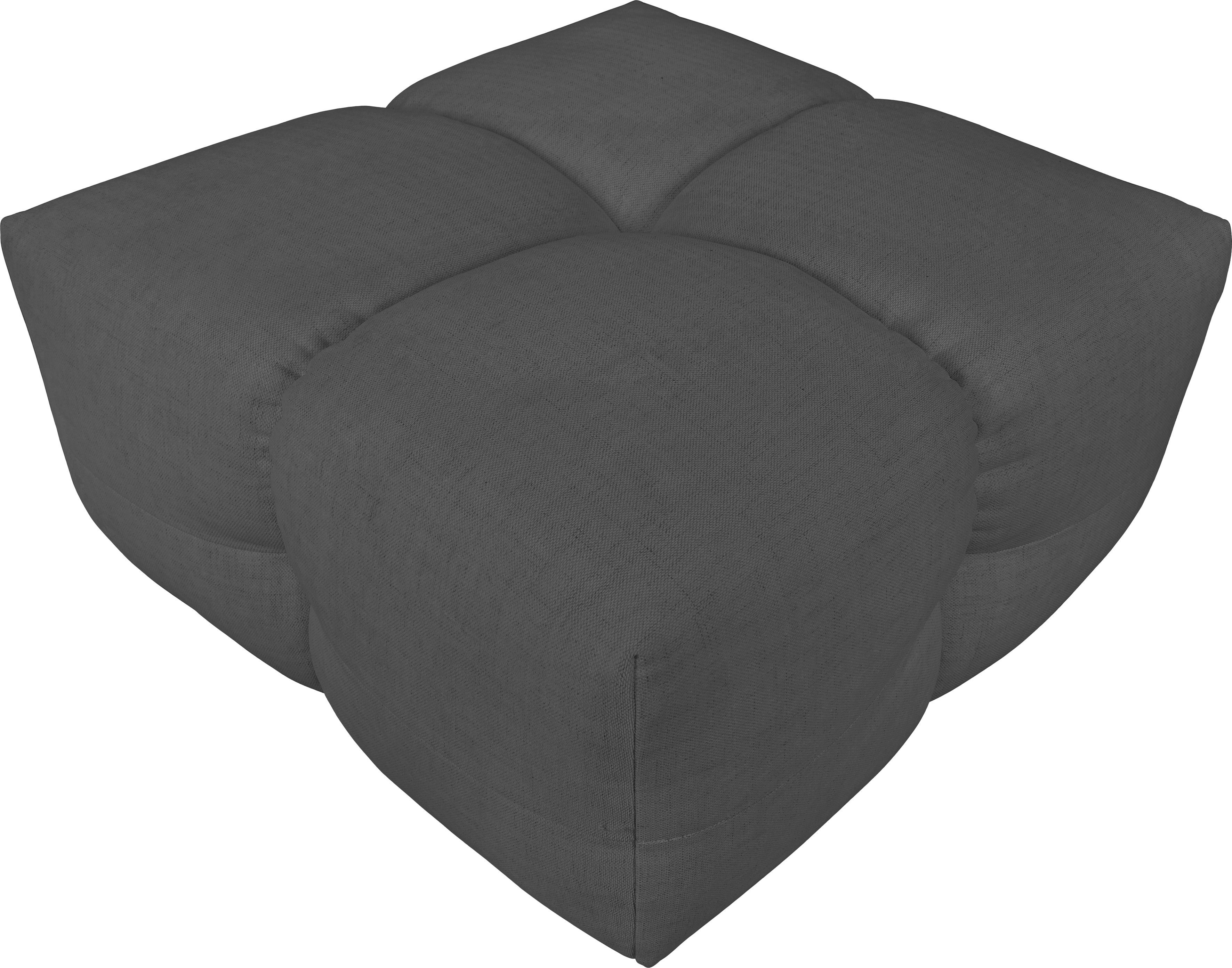 LeGer Home by Lena Gercke Hocker TALISHA zitpoef, moderne quilt, afmetingen: 84/93/43 cm hoog zitcomfort, gezellig en modern, uitvoerig gestoffeerd