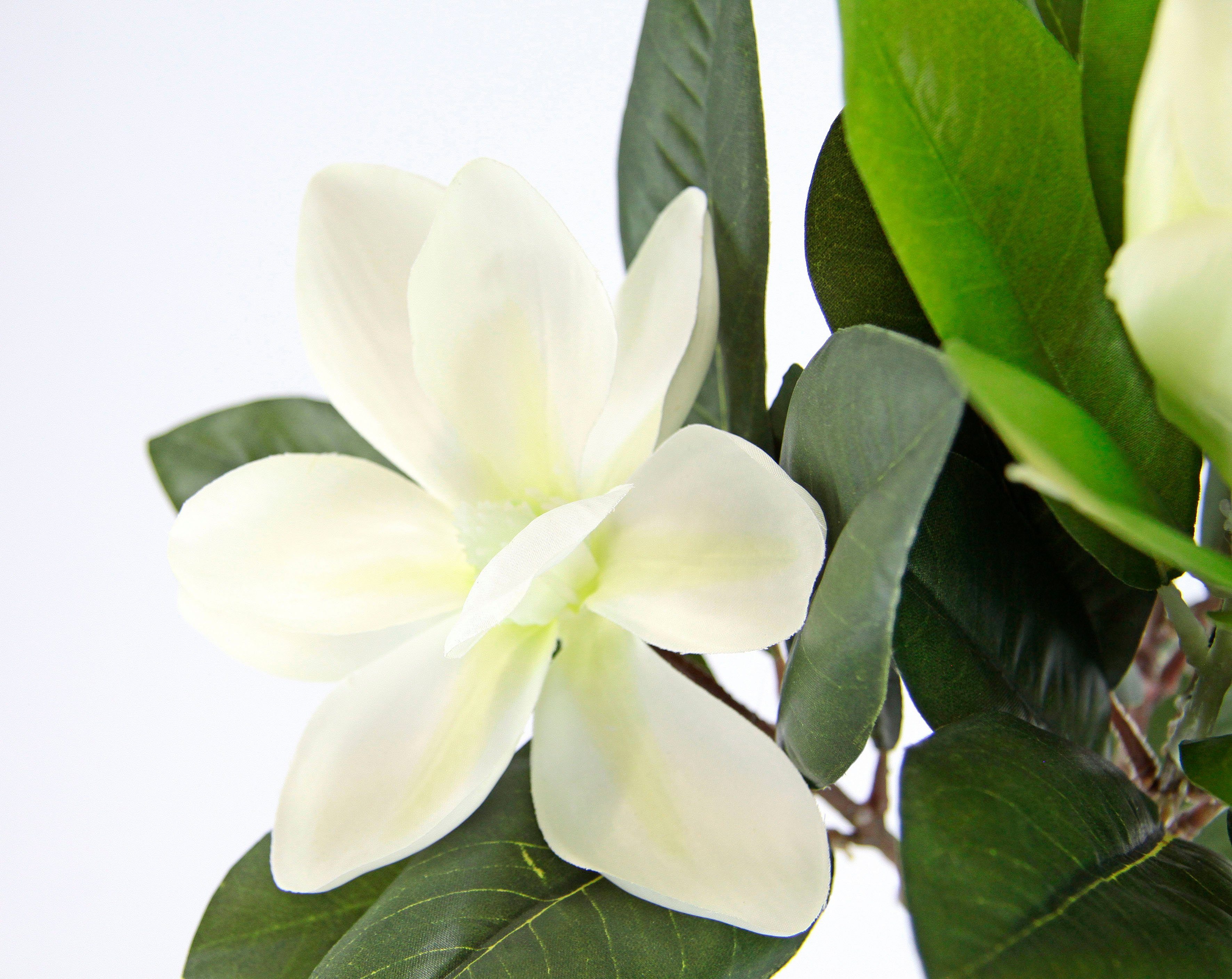I.GE.A. Kunstbloem MAGNOLIE In pot magnolia struik kunstmatig lente zijdenbloemen kamerdecoratie