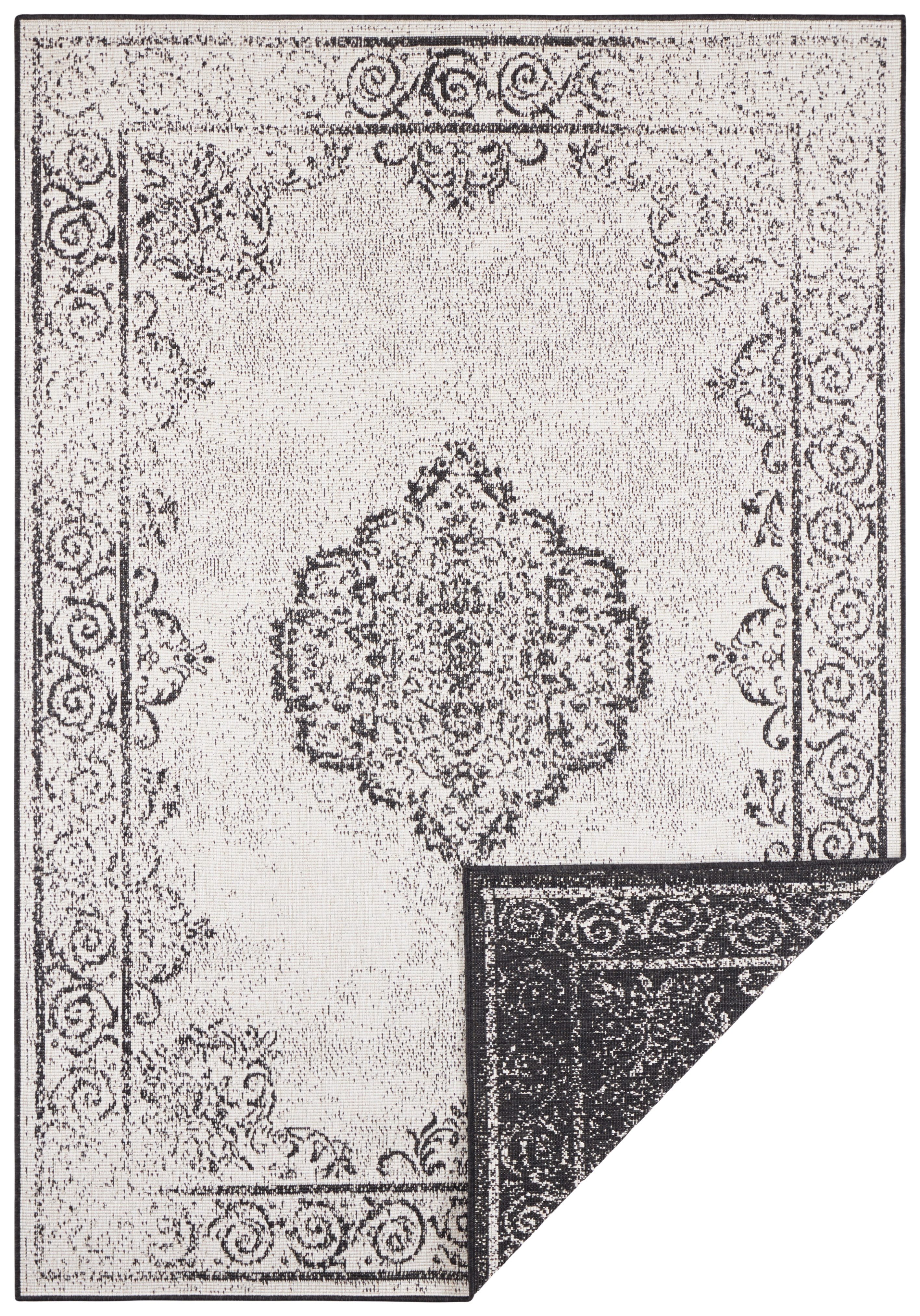NORTHRUGS Vloerkleed CEBU tweezijdig te gebruiken kleed In- & outdoor, weerbestendig, balkon, woonkamer, waterbestendig, oriëntaals
