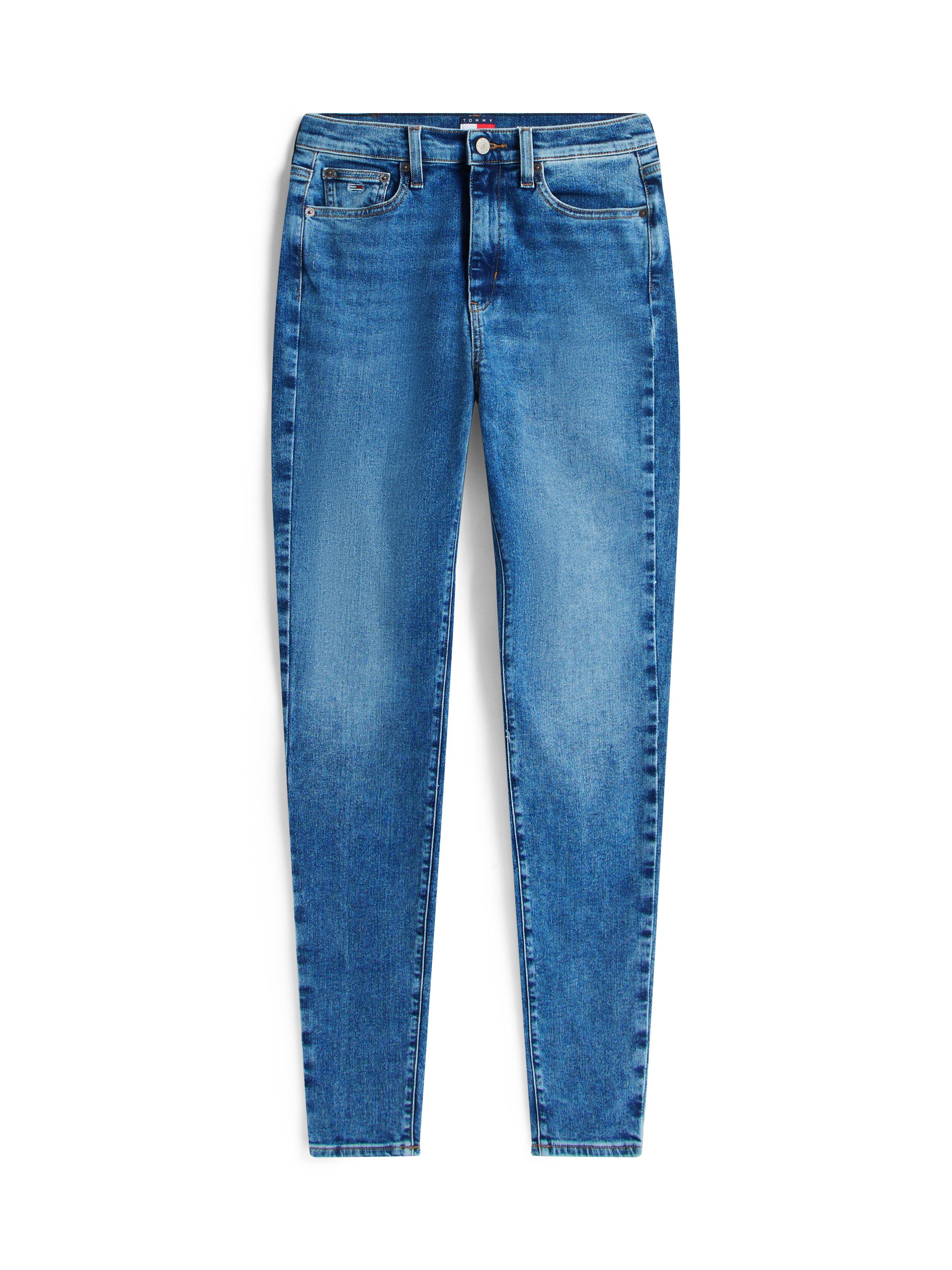 TOMMY JEANS Skinny fit jeans SYLVIA High Rise SKINNY in enkel lengte, in blauwe wassingen