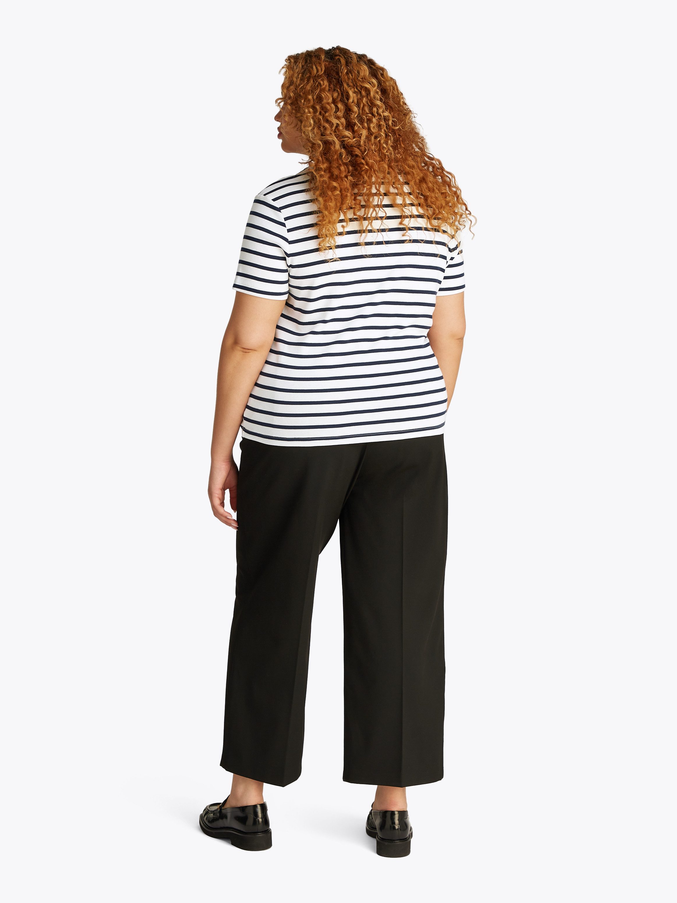 Tommy Hilfiger Curve Shirt met V-hals CRV SLIM CODY V-NK SS
