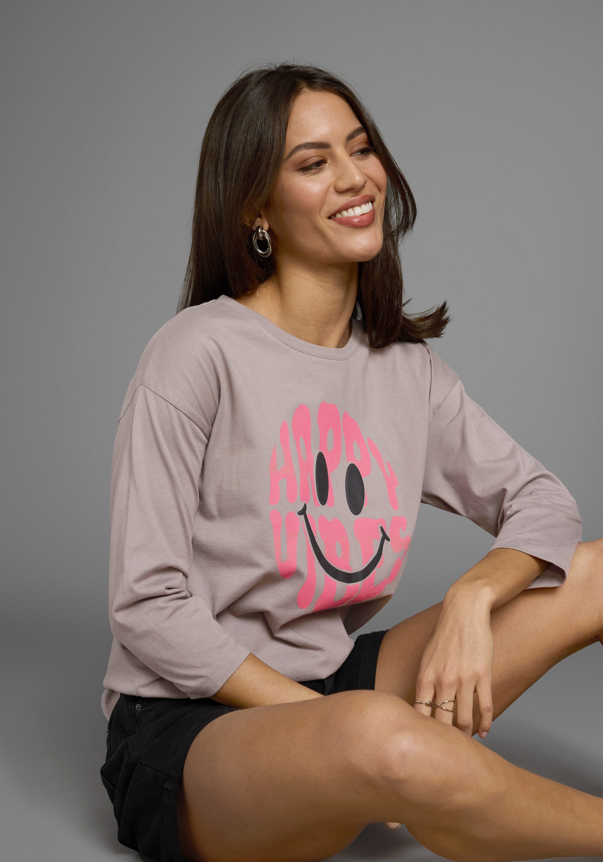 Laura Scott Shirt met 3/4 mouwen