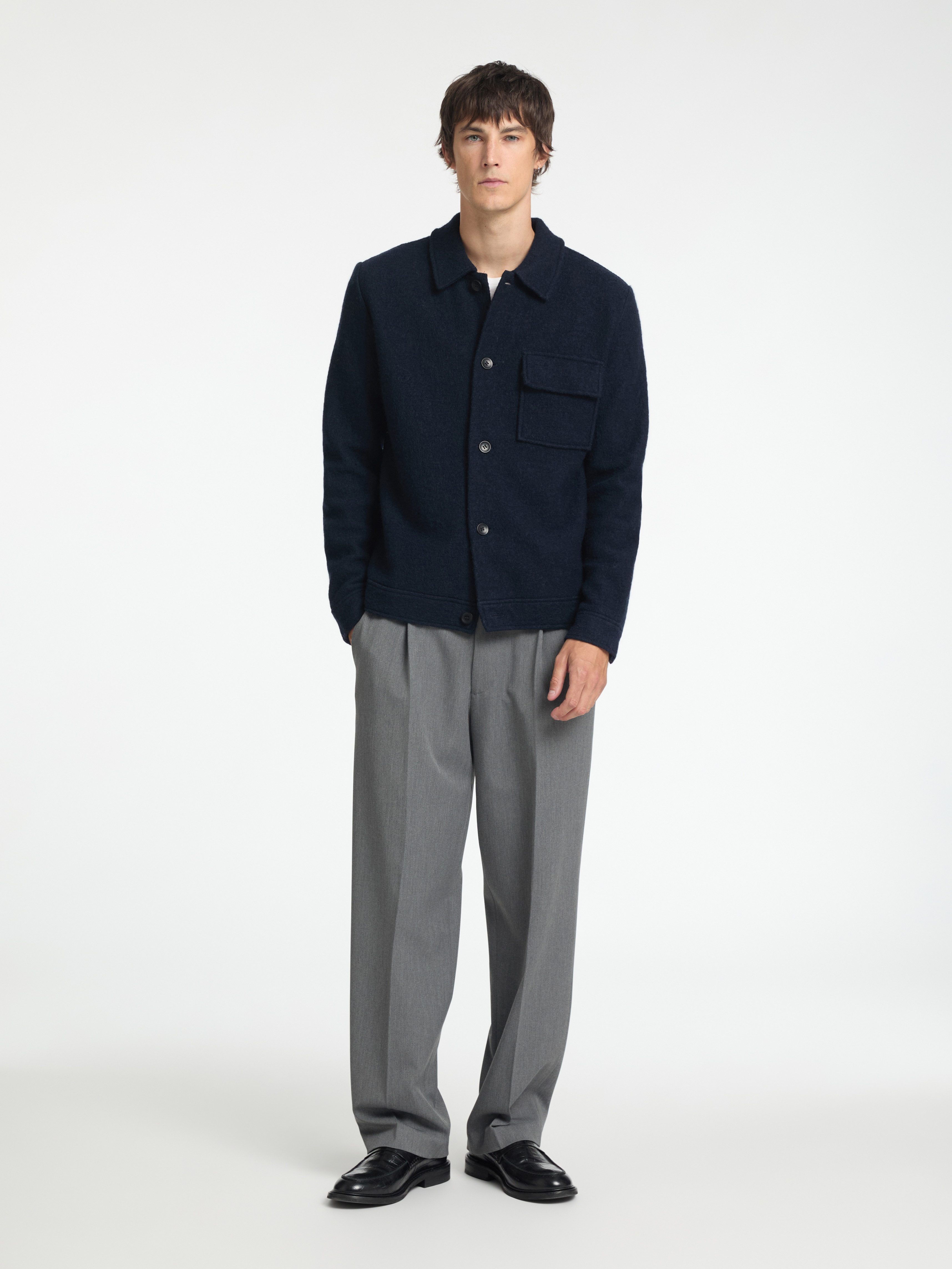 SELECTED HOMME Vest SLHNEALY LS KNIT SHIRT JACKET NOOS