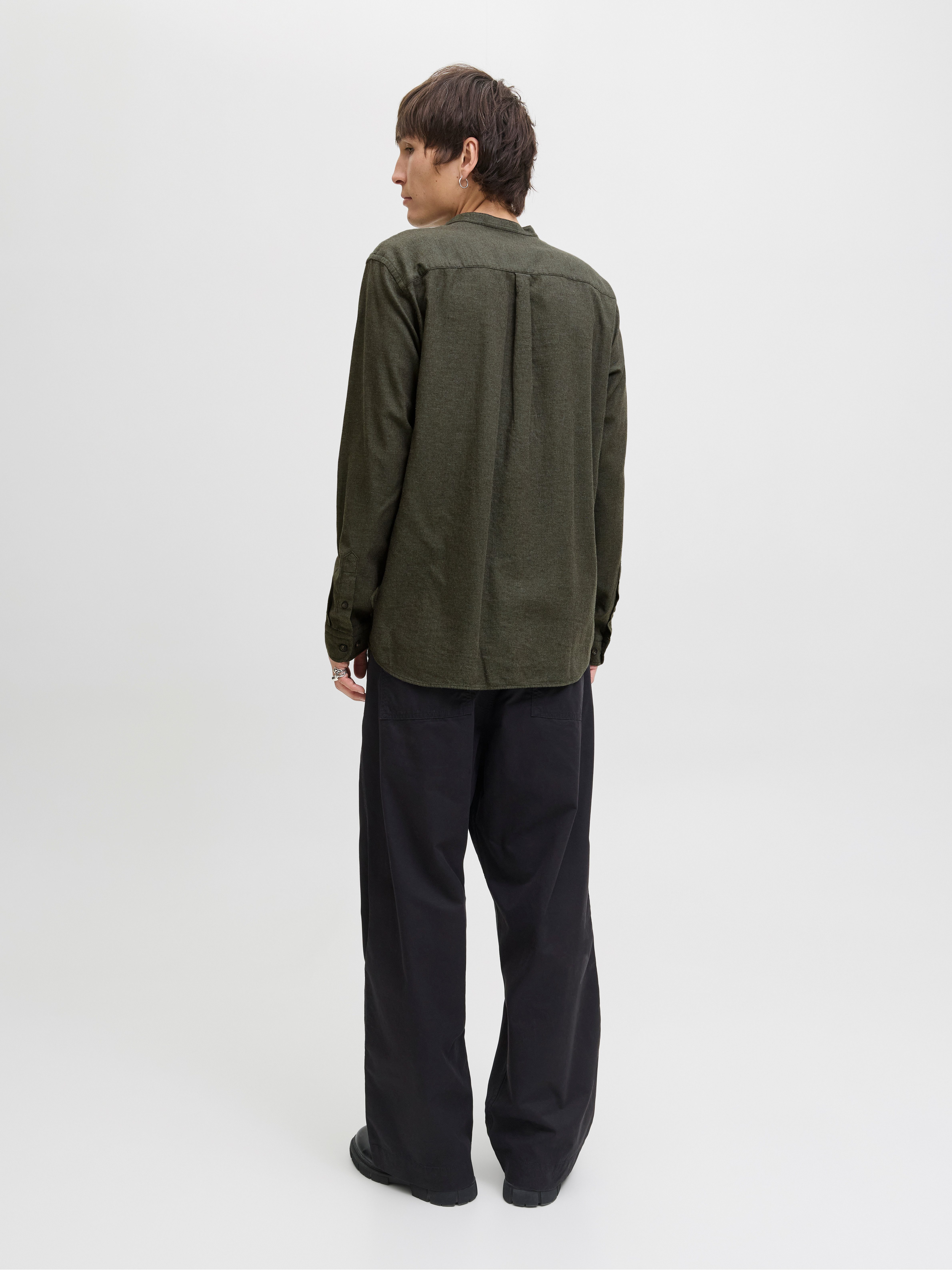 Jack & Jones Overhemd met lange mouwen JJEBAND MELANGE SHIRT L/S SN