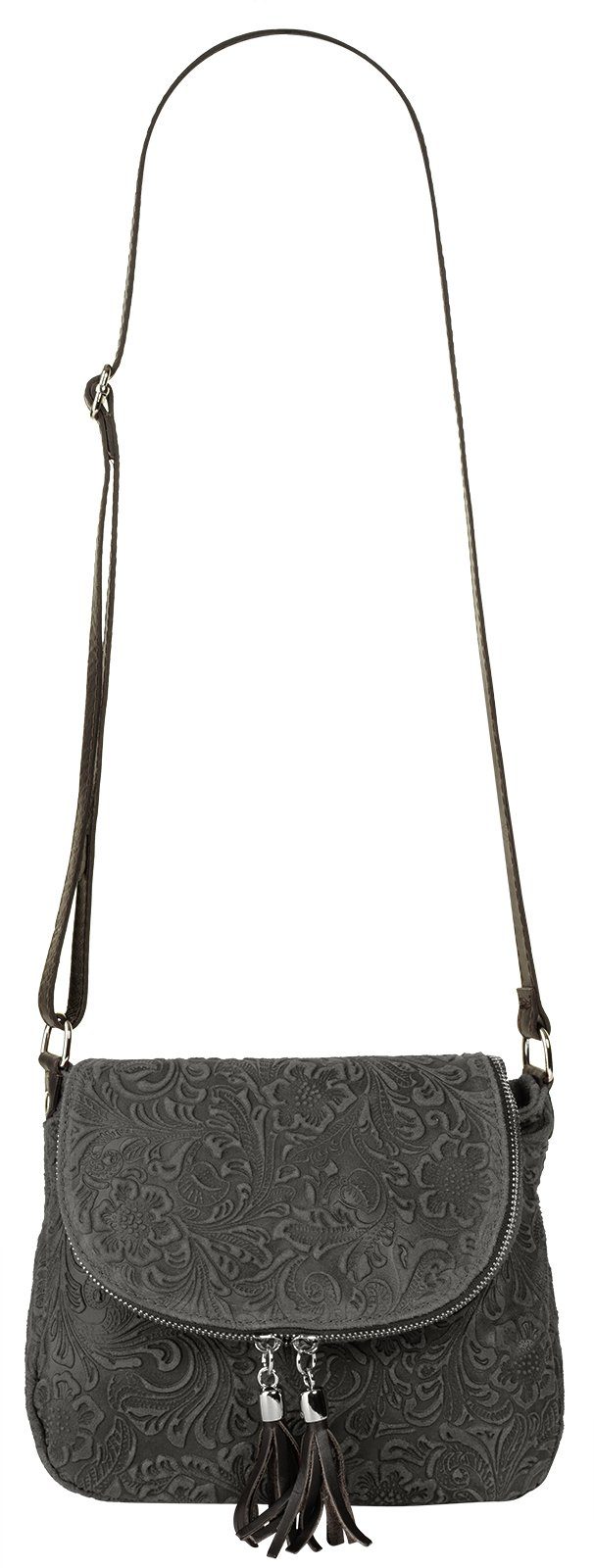 Samantha Look Schoudertas echt leer, made in italy