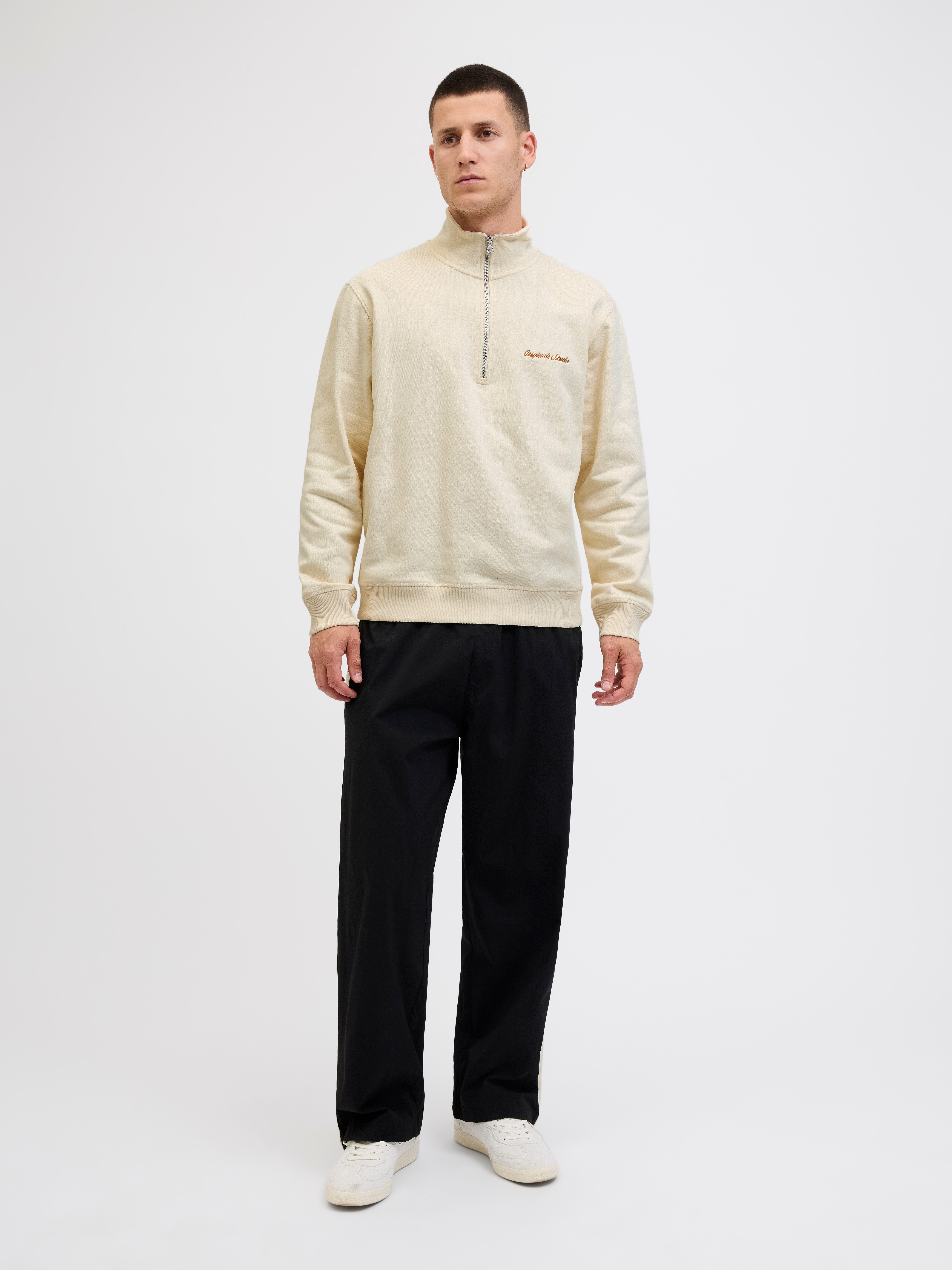 Jack & Jones Sweatshirt JORNORREBRO EMB SWEAT HIGH NECK SN
