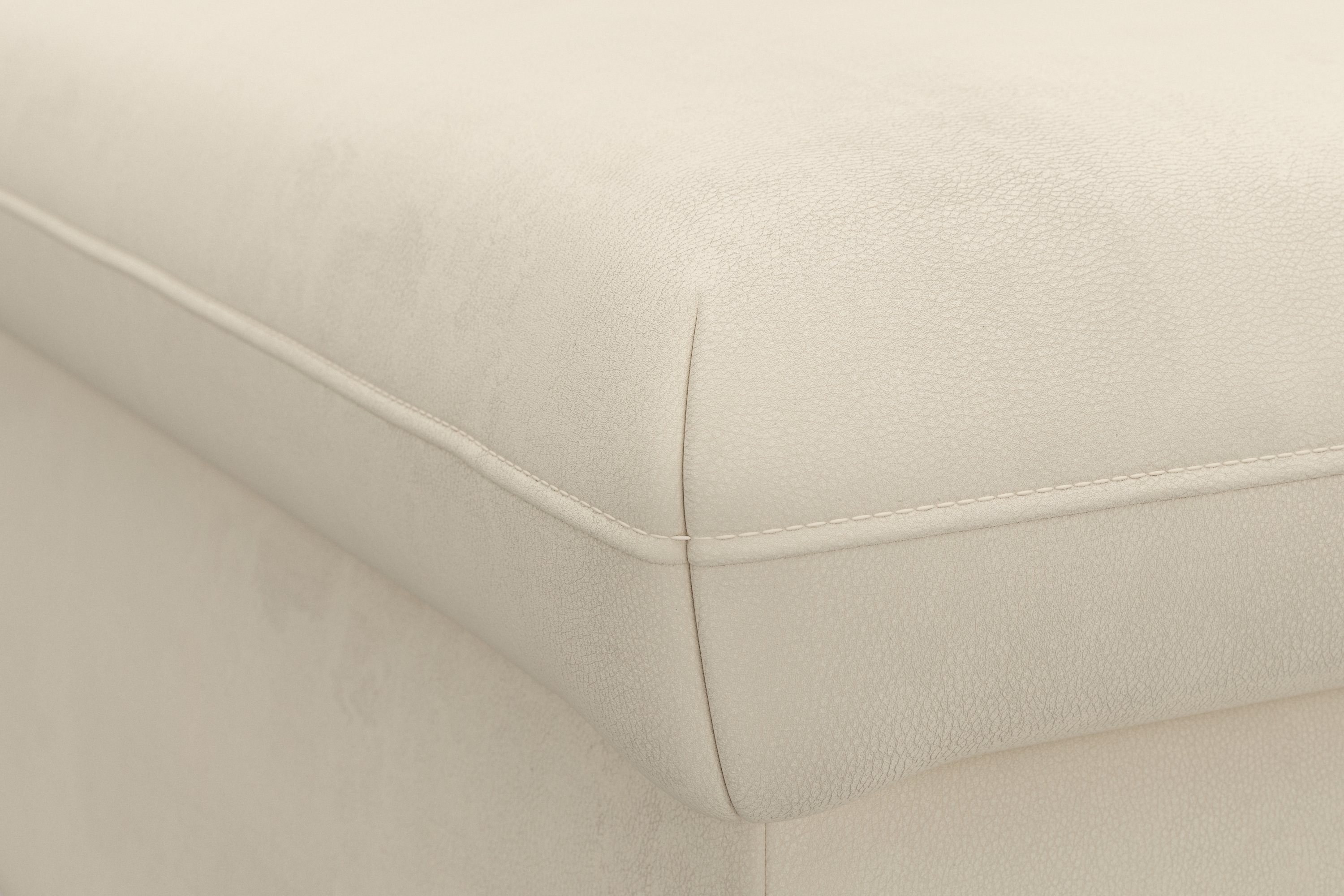 DOMO collection Hocker Topmatras met golfvering, op kunststof glijders