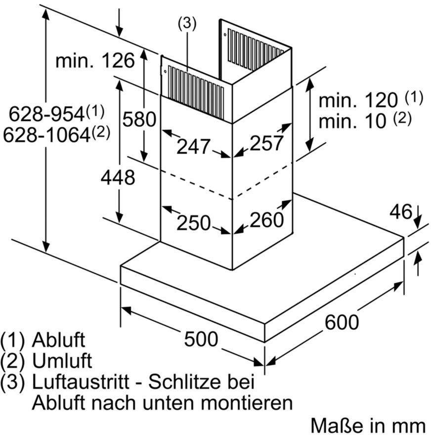 SIEMENS Wandkap LC67BCP50